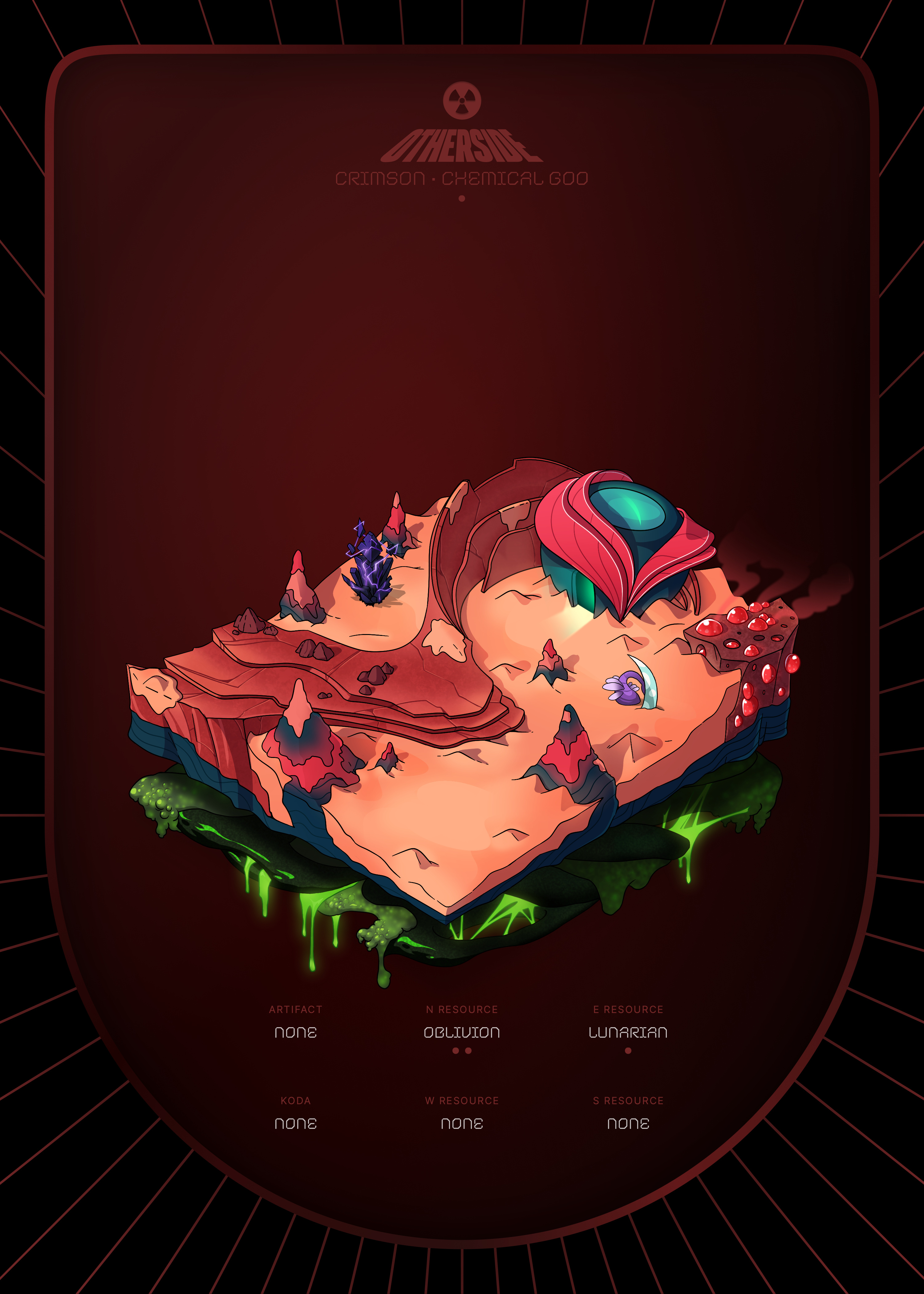 Otherdeed #25834 — Crimson
