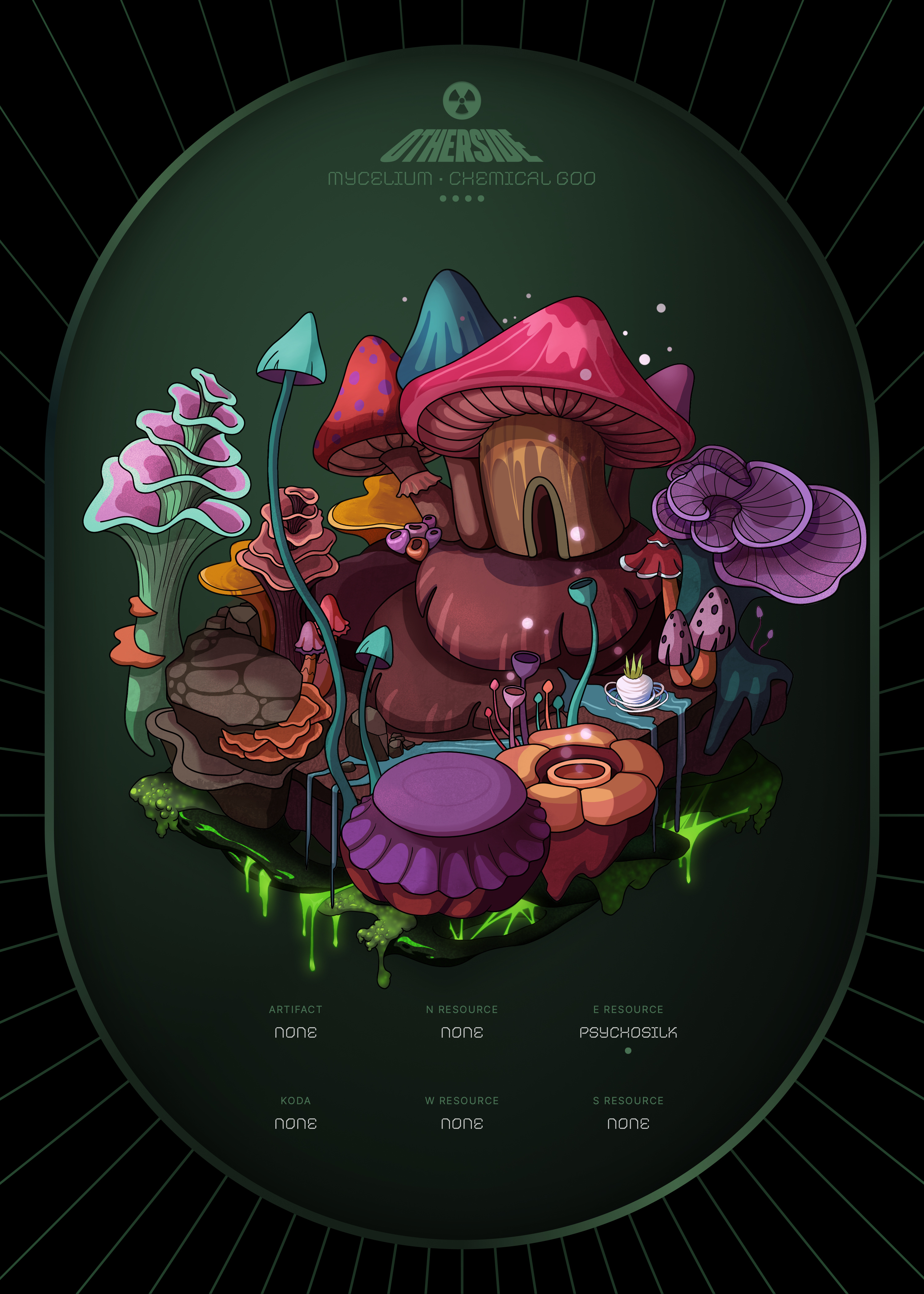 Otherdeed #10407 — Mycelium
