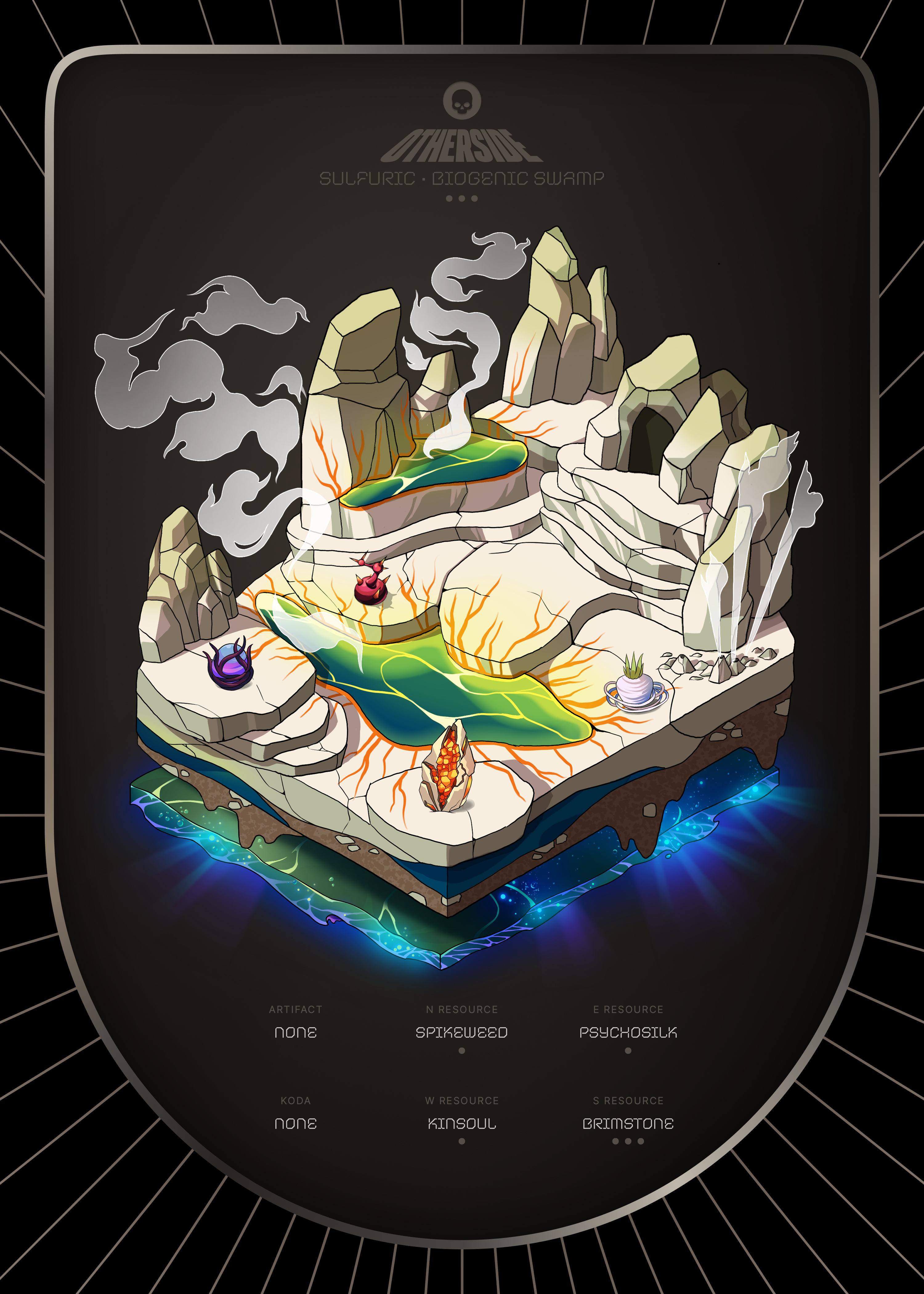 Otherdeed #8751 — Sulfuric