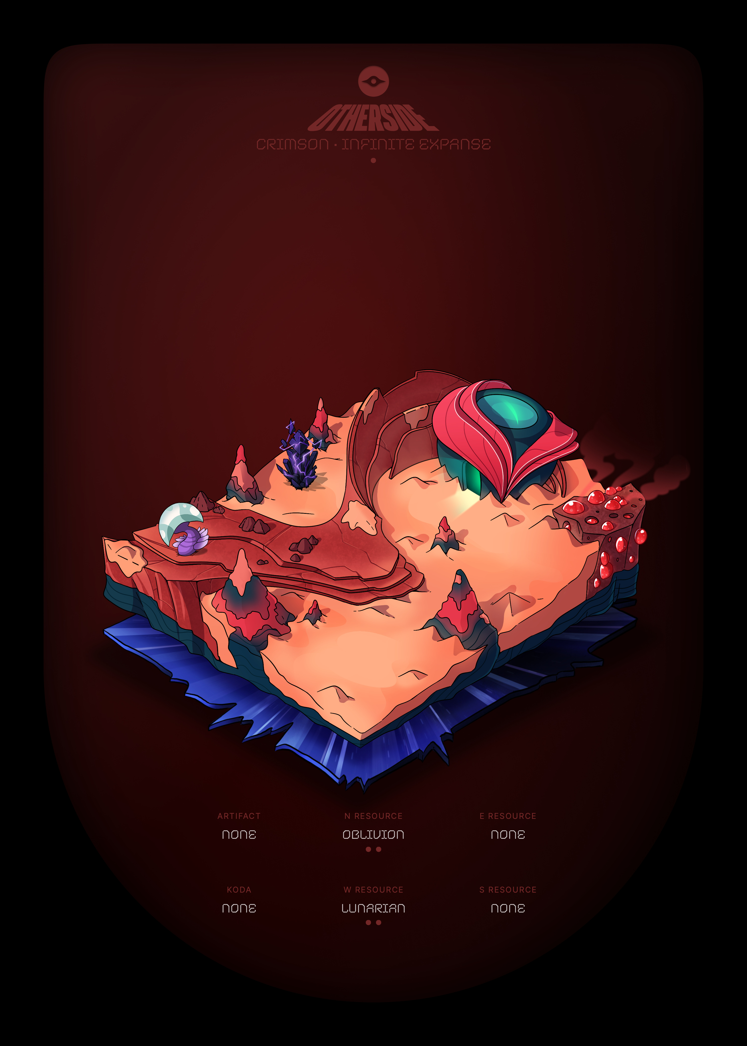 Otherdeed #54048 — Crimson