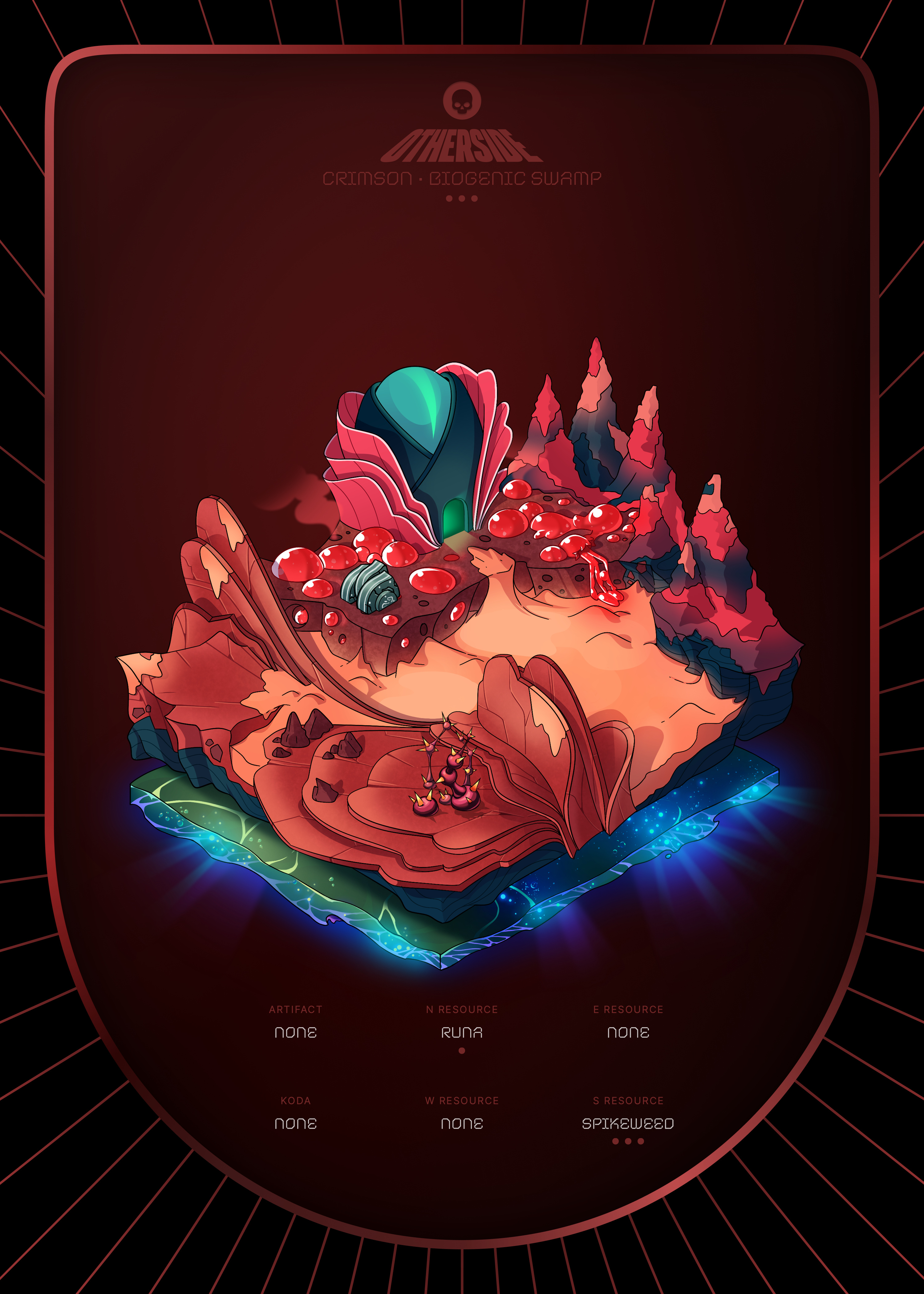 Otherdeed #3852 — Crimson