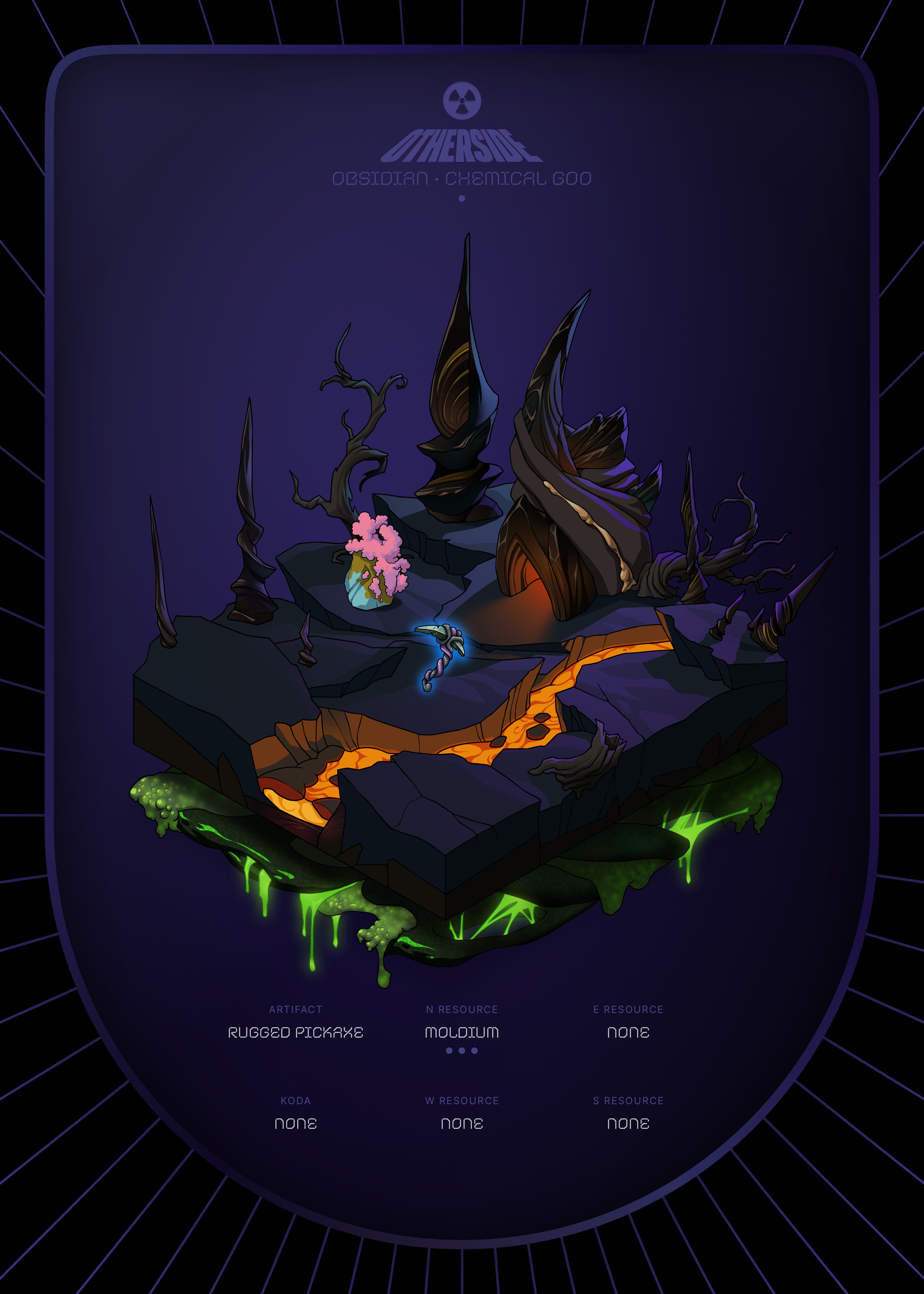 Otherdeed #11718 — Obsidian