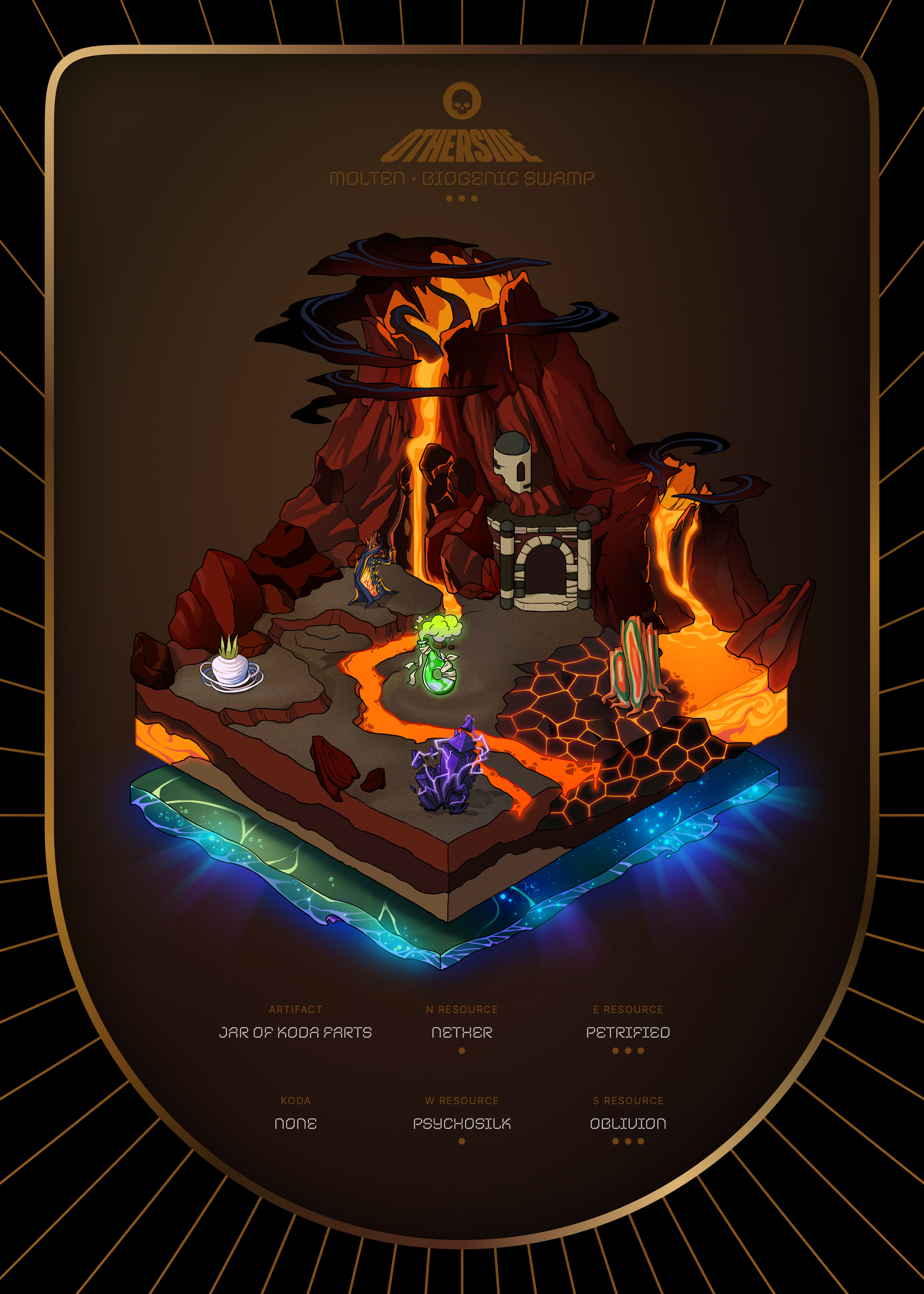 Otherdeed #8235 — Molten