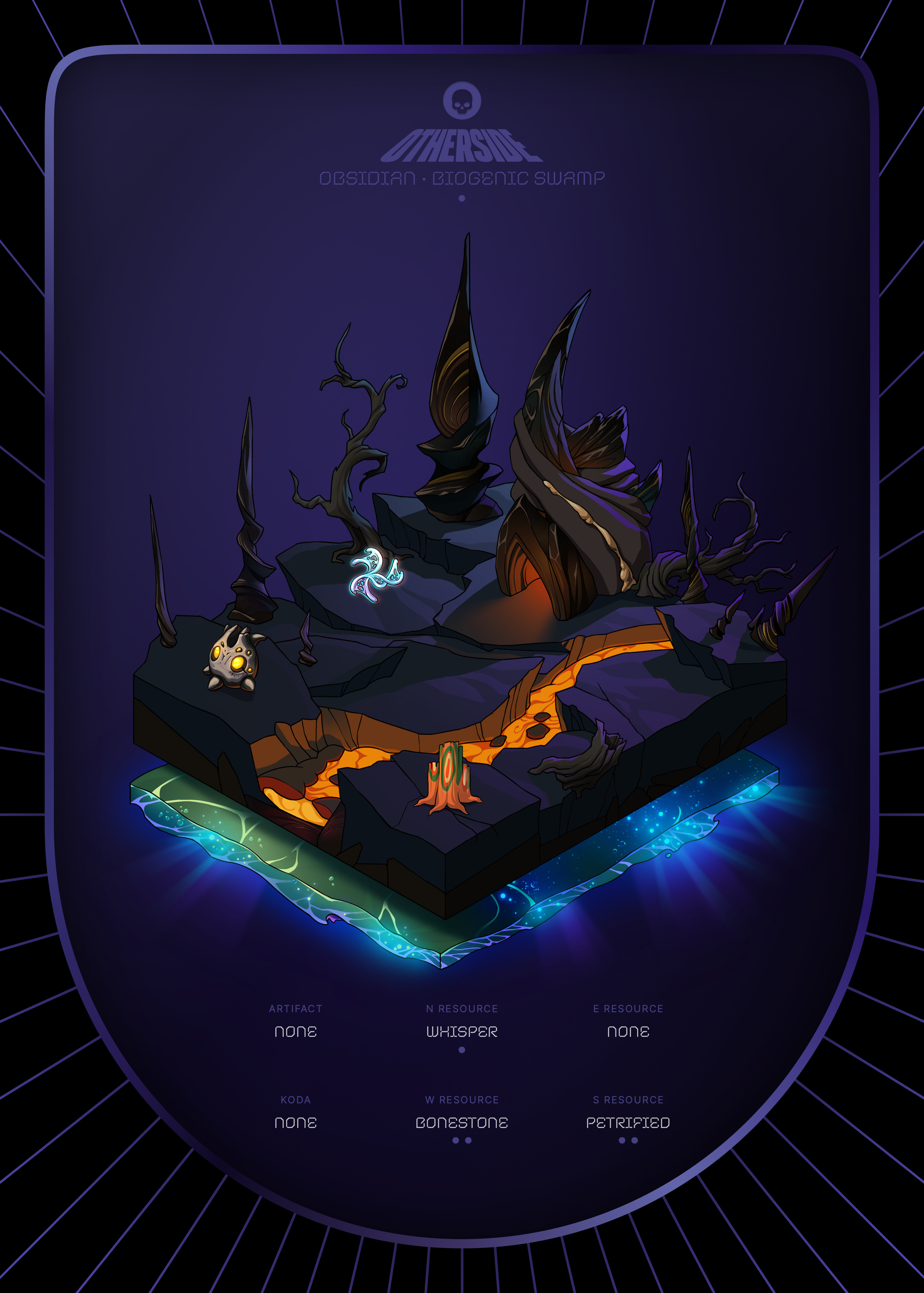 Otherdeed #5920 — Obsidian