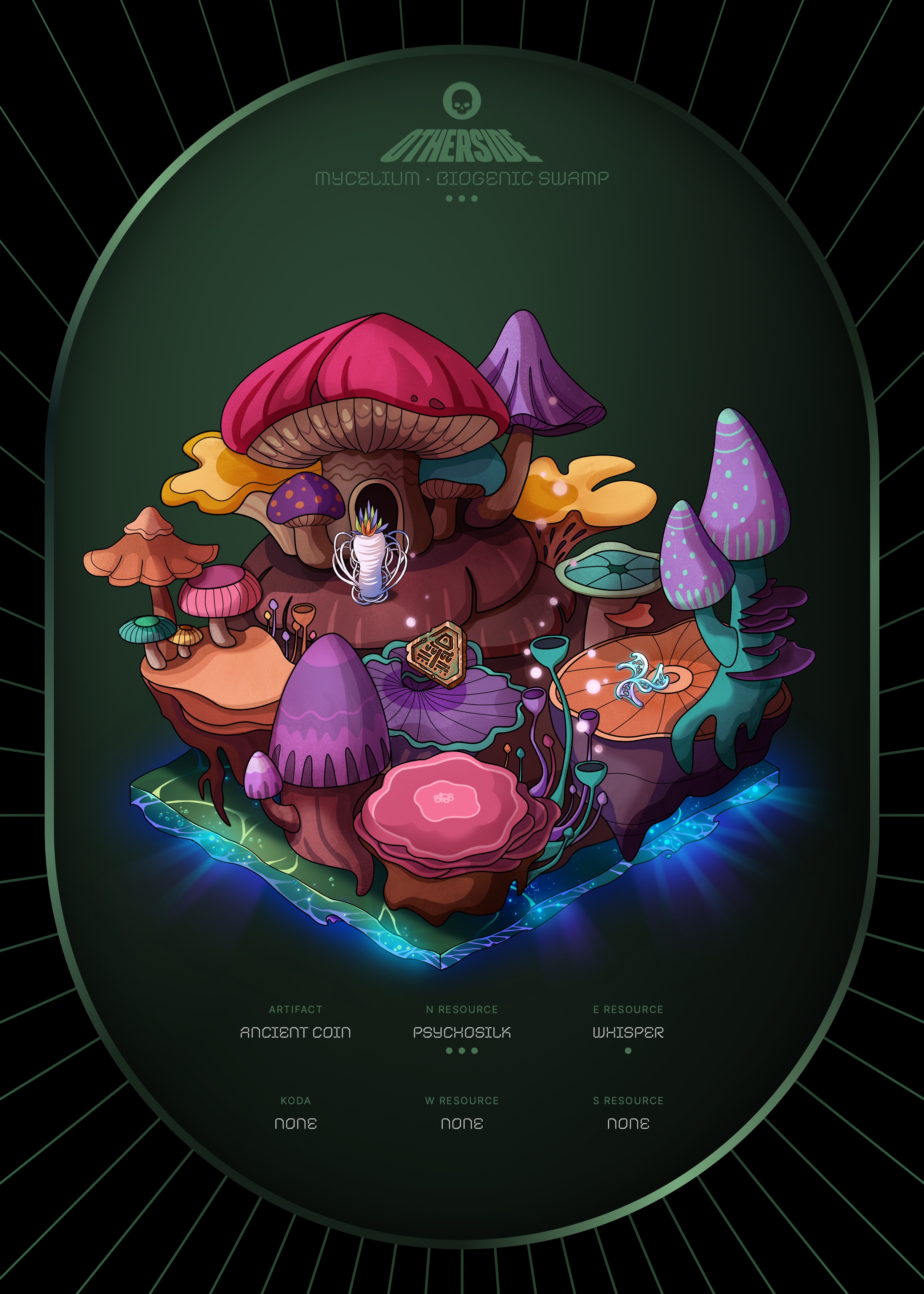 Otherdeed #9837 — Mycelium