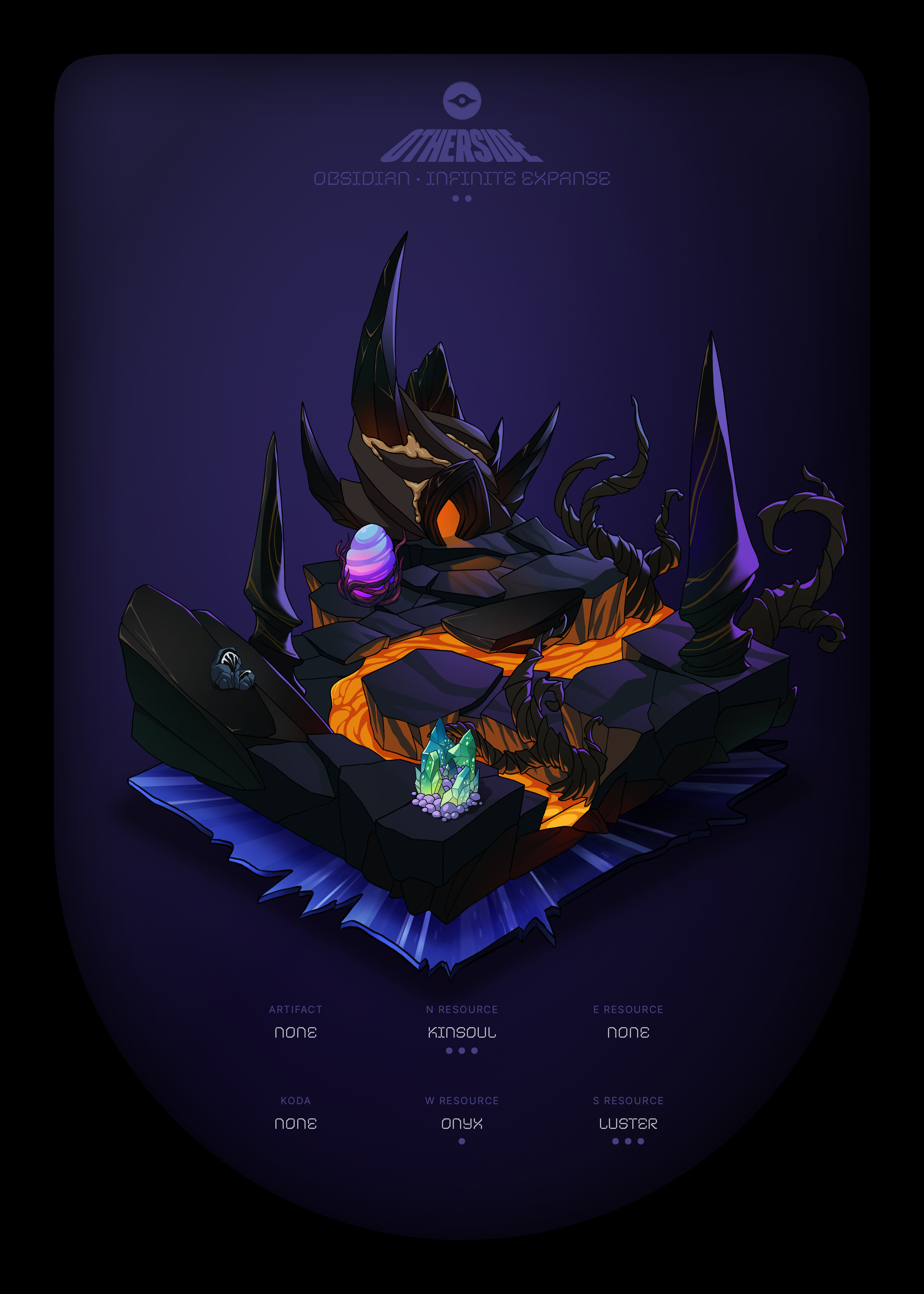 Otherdeed #64798 — Obsidian