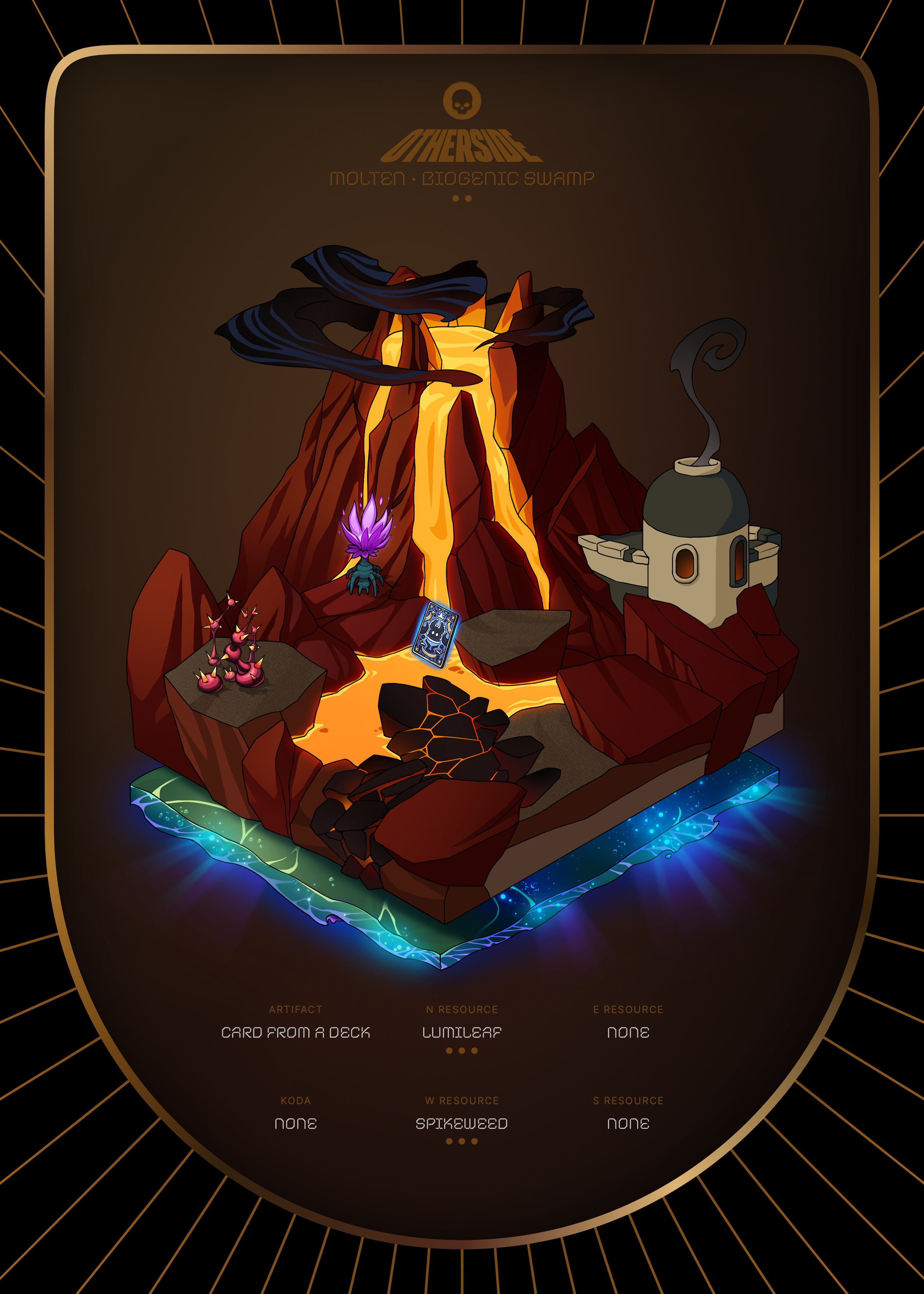 Otherdeed #7796 — Molten