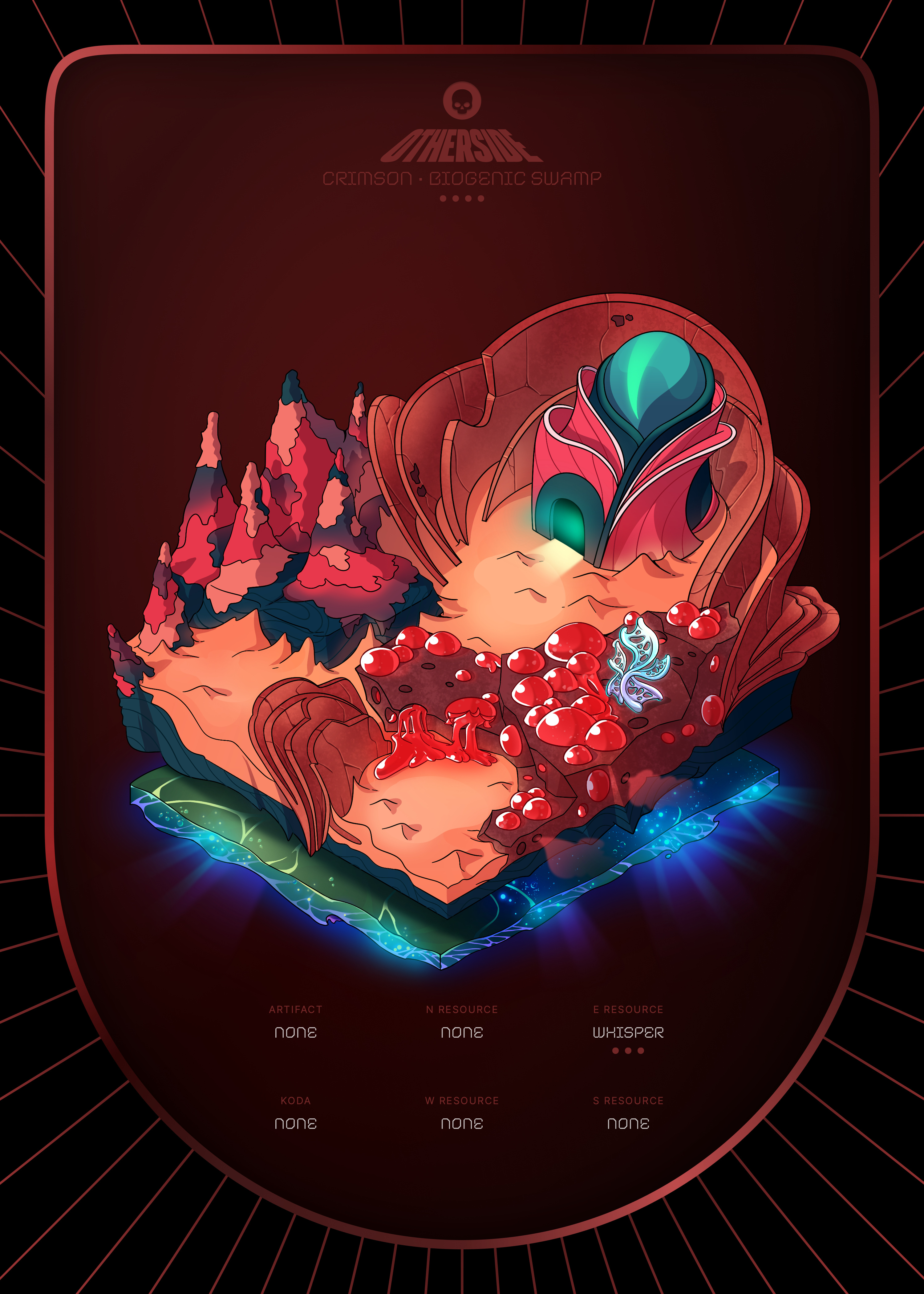 Otherdeed #4768 — Crimson
