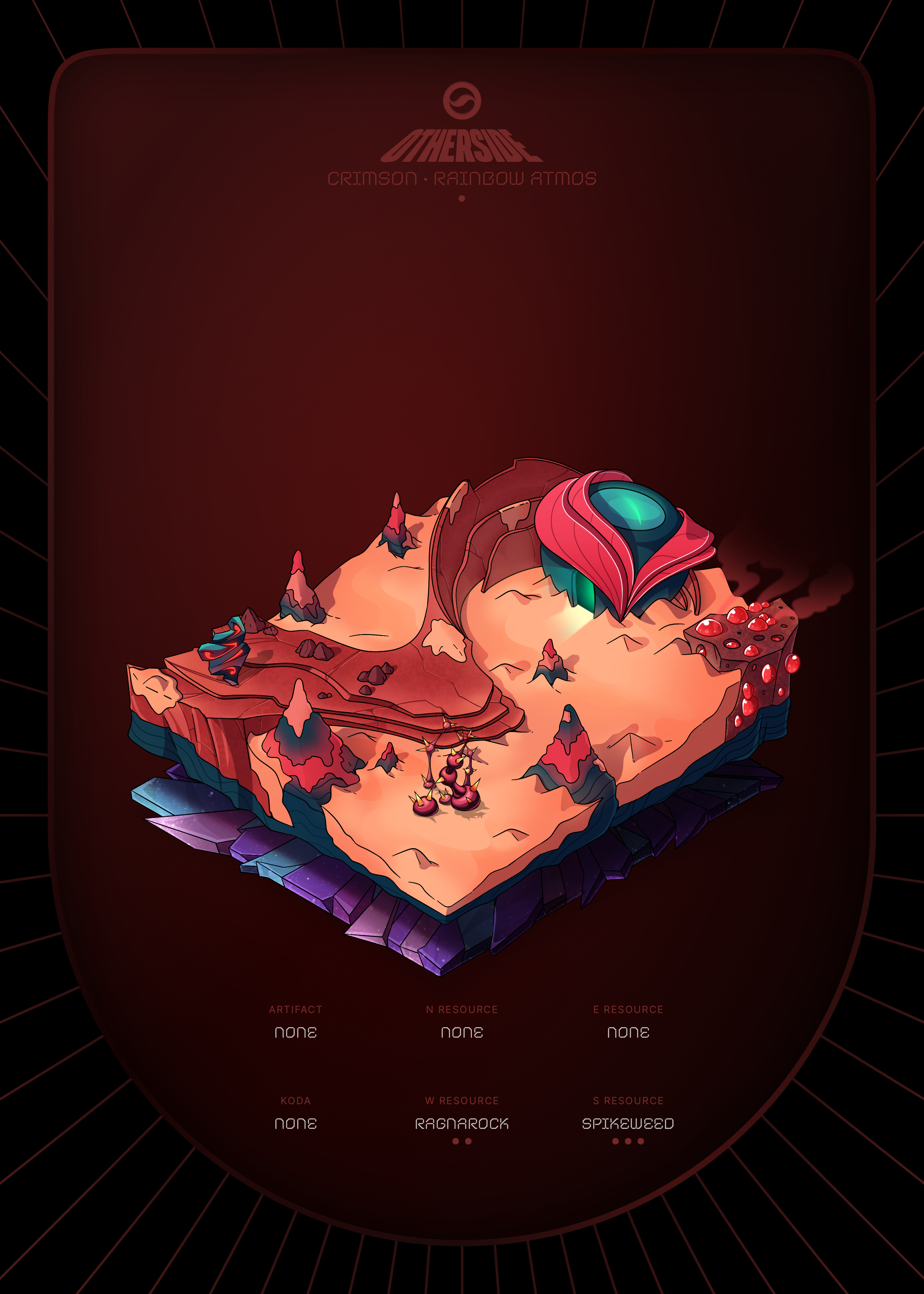 Otherdeed #75282 — Crimson