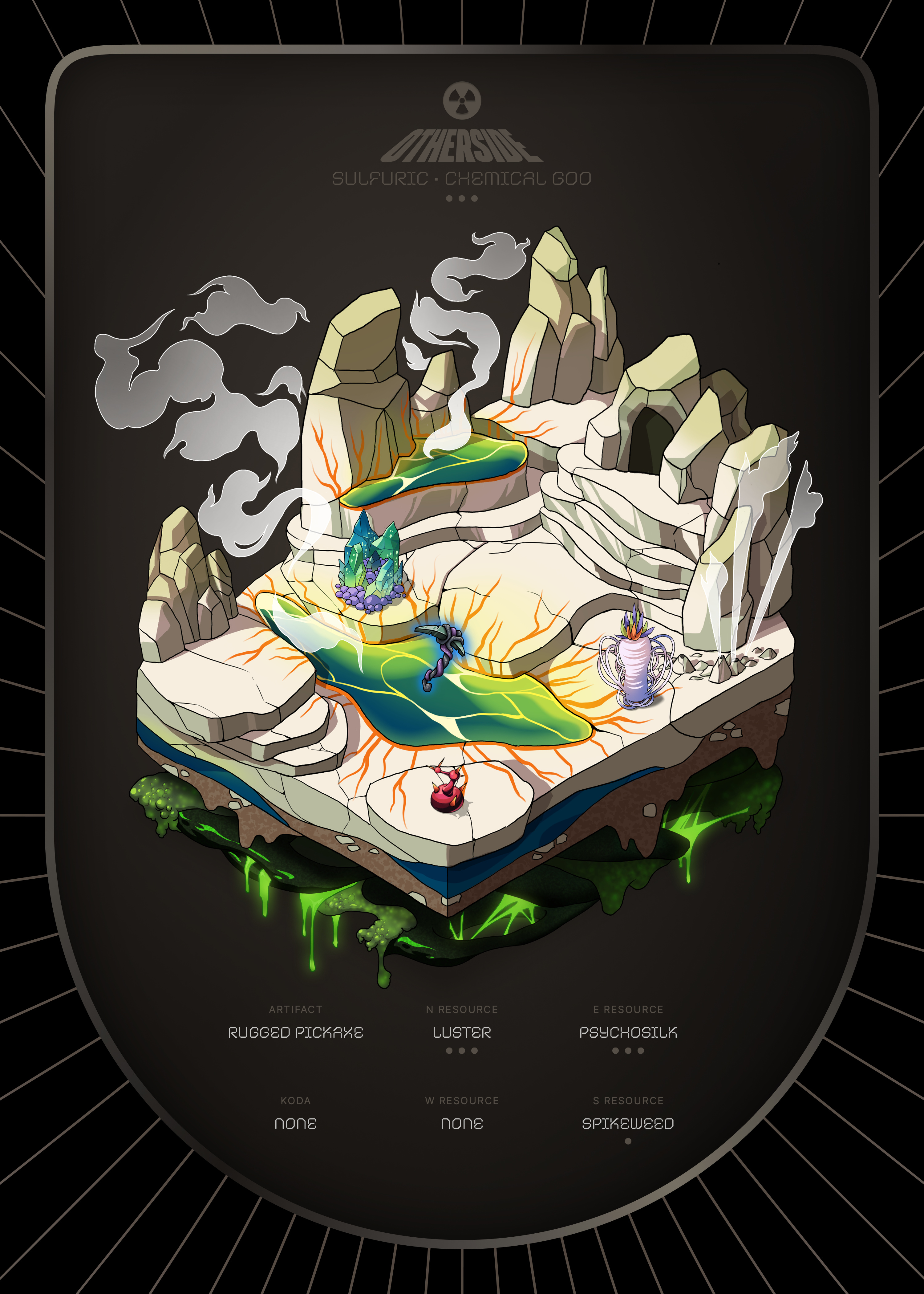 Otherdeed #16921 — Sulfuric