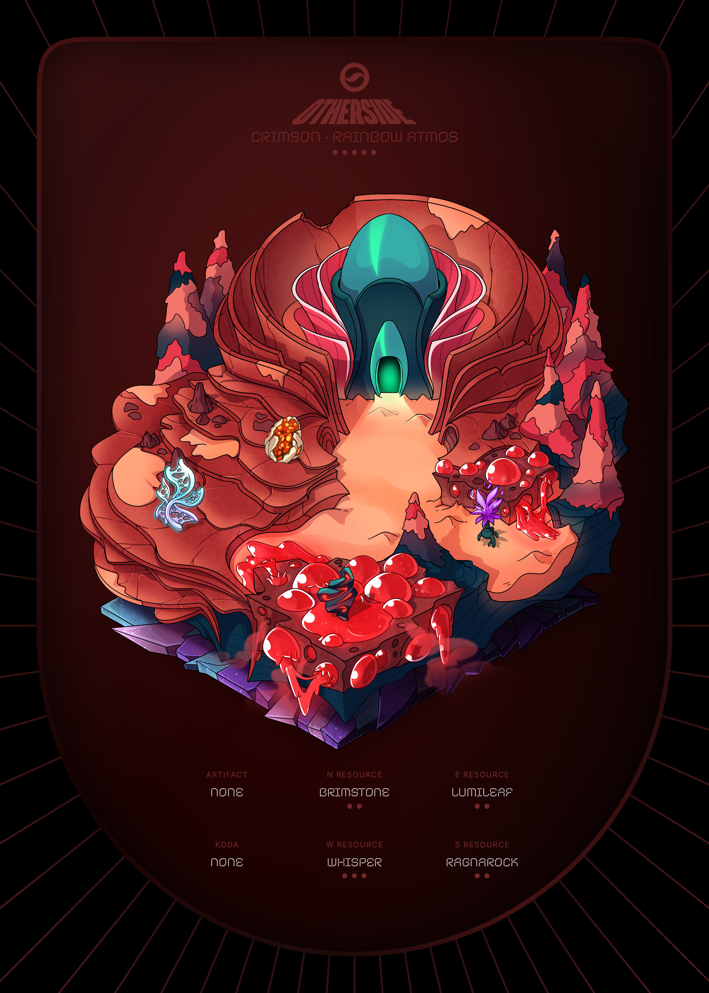 Otherdeed #75318 — Crimson