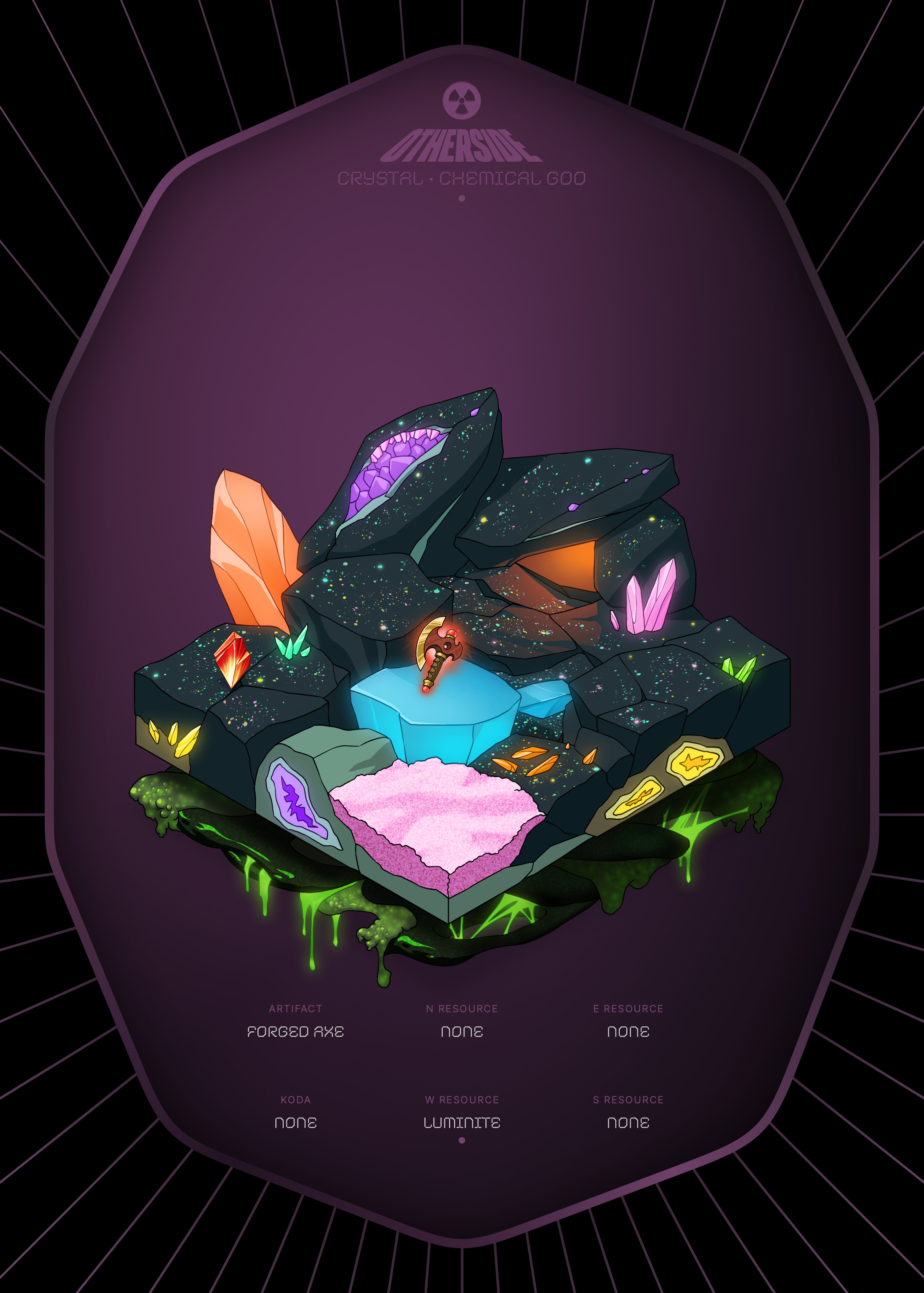 Otherdeed #13009 — Crystal