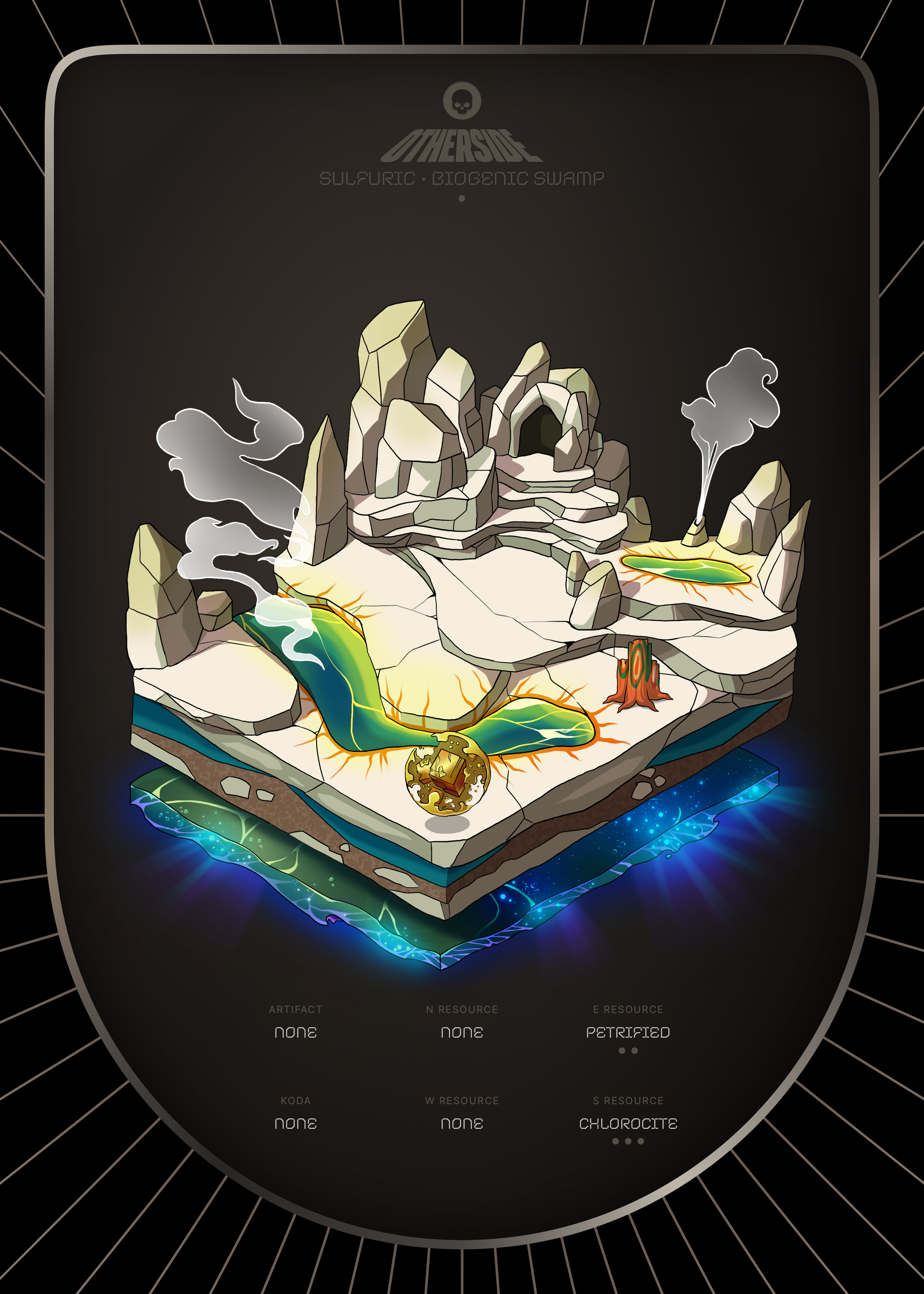 Otherdeed #7761 — Sulfuric