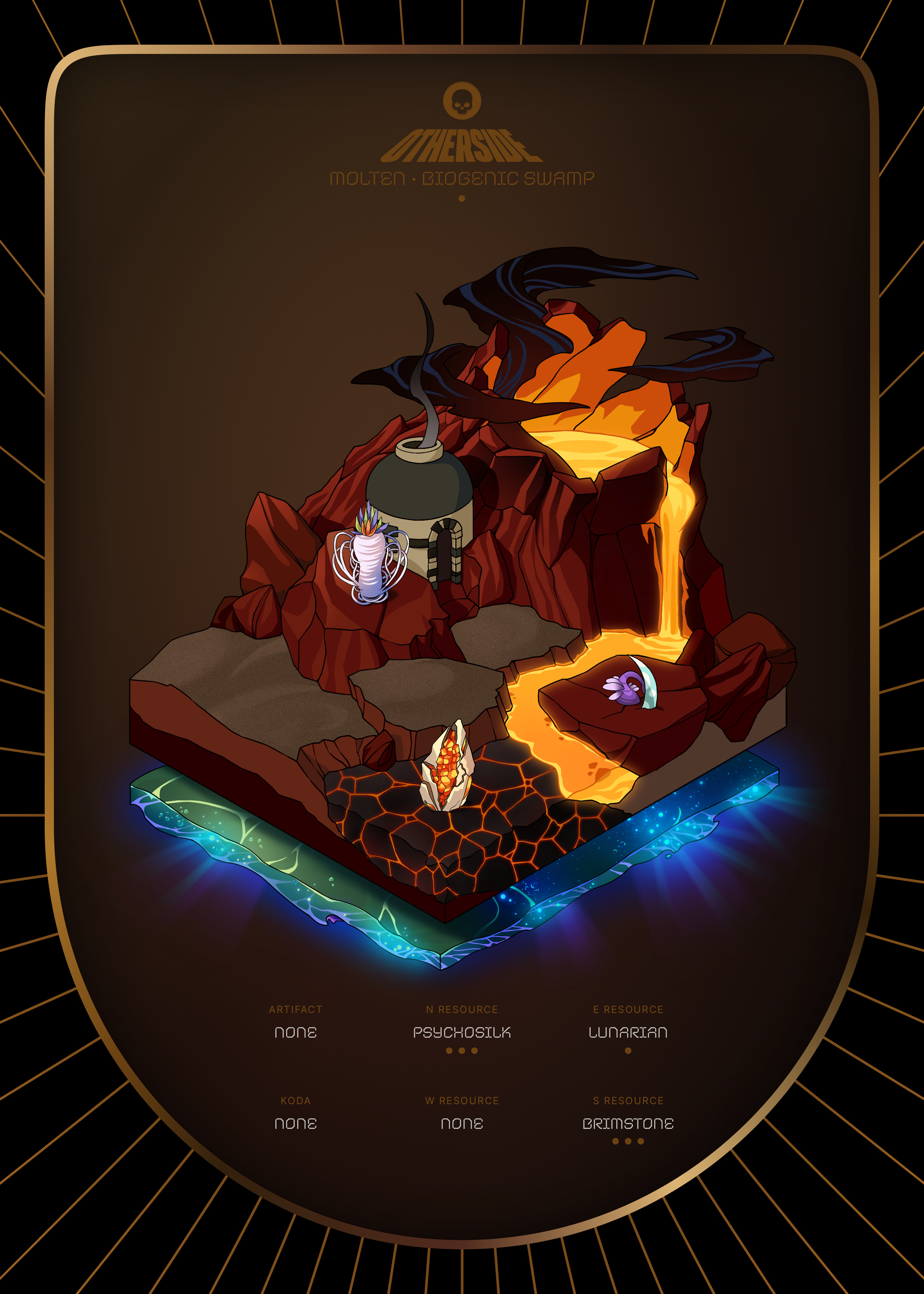 Otherdeed #5967 — Molten