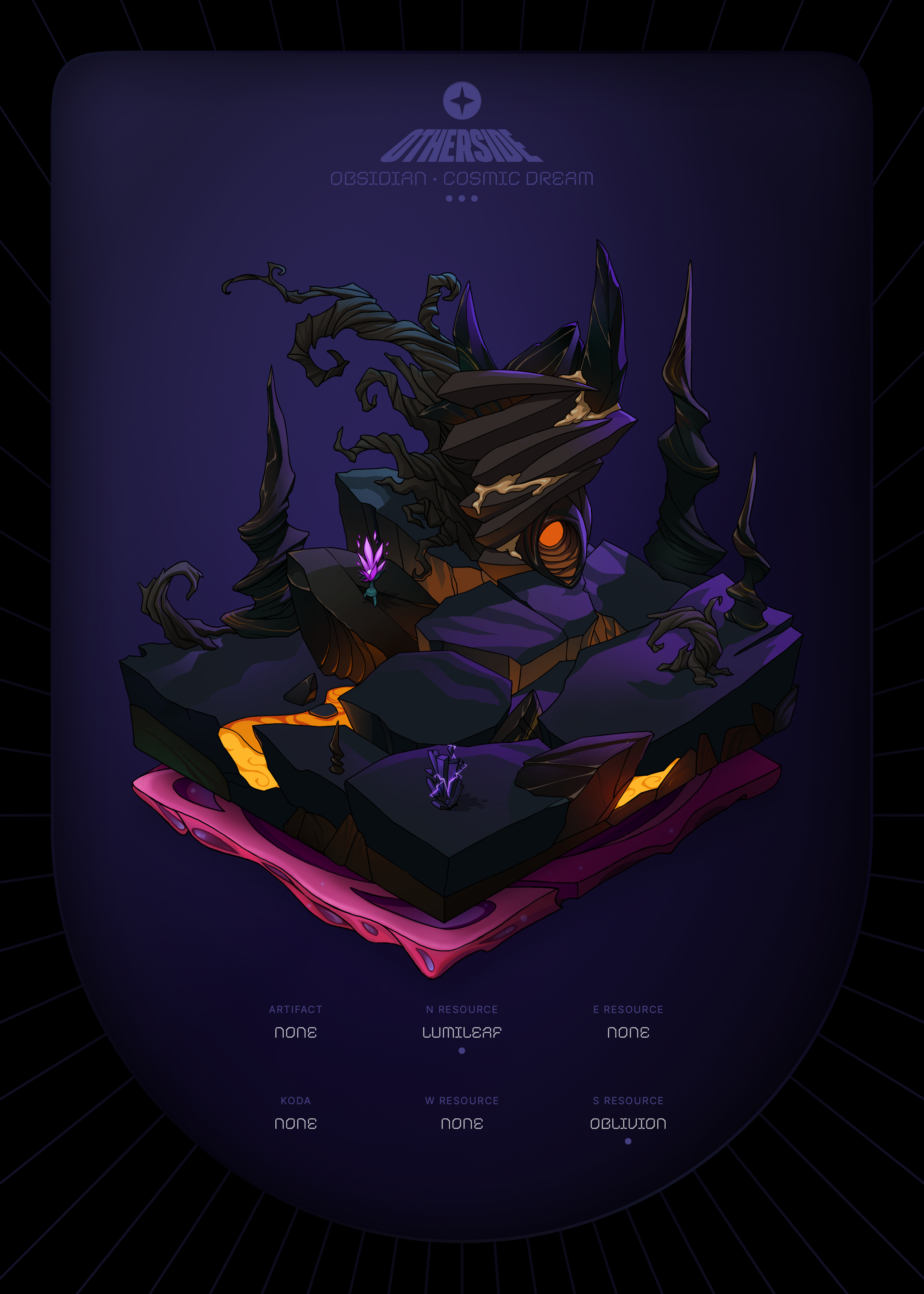 Otherdeed #34792 — Obsidian