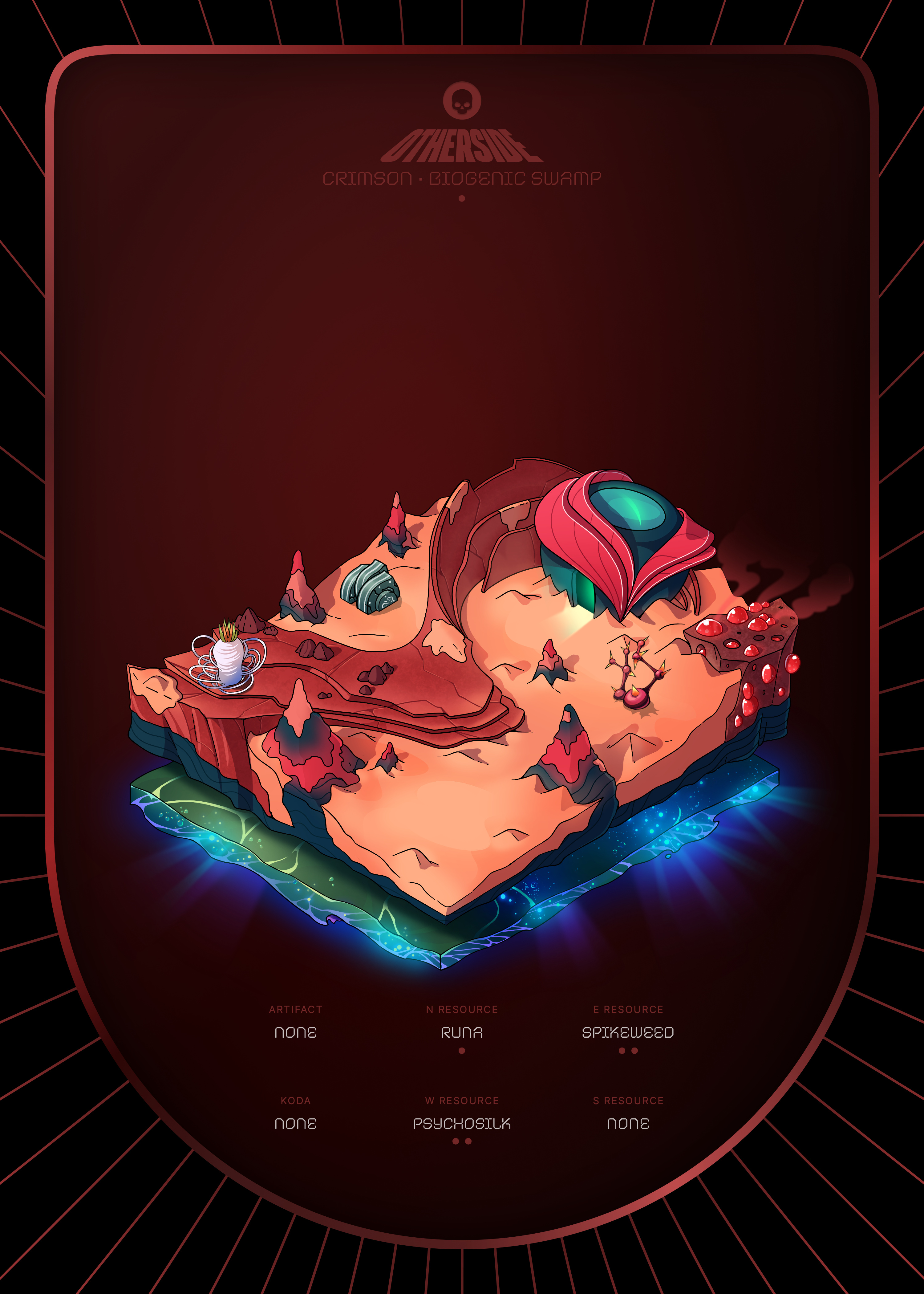 Otherdeed #6632 — Crimson