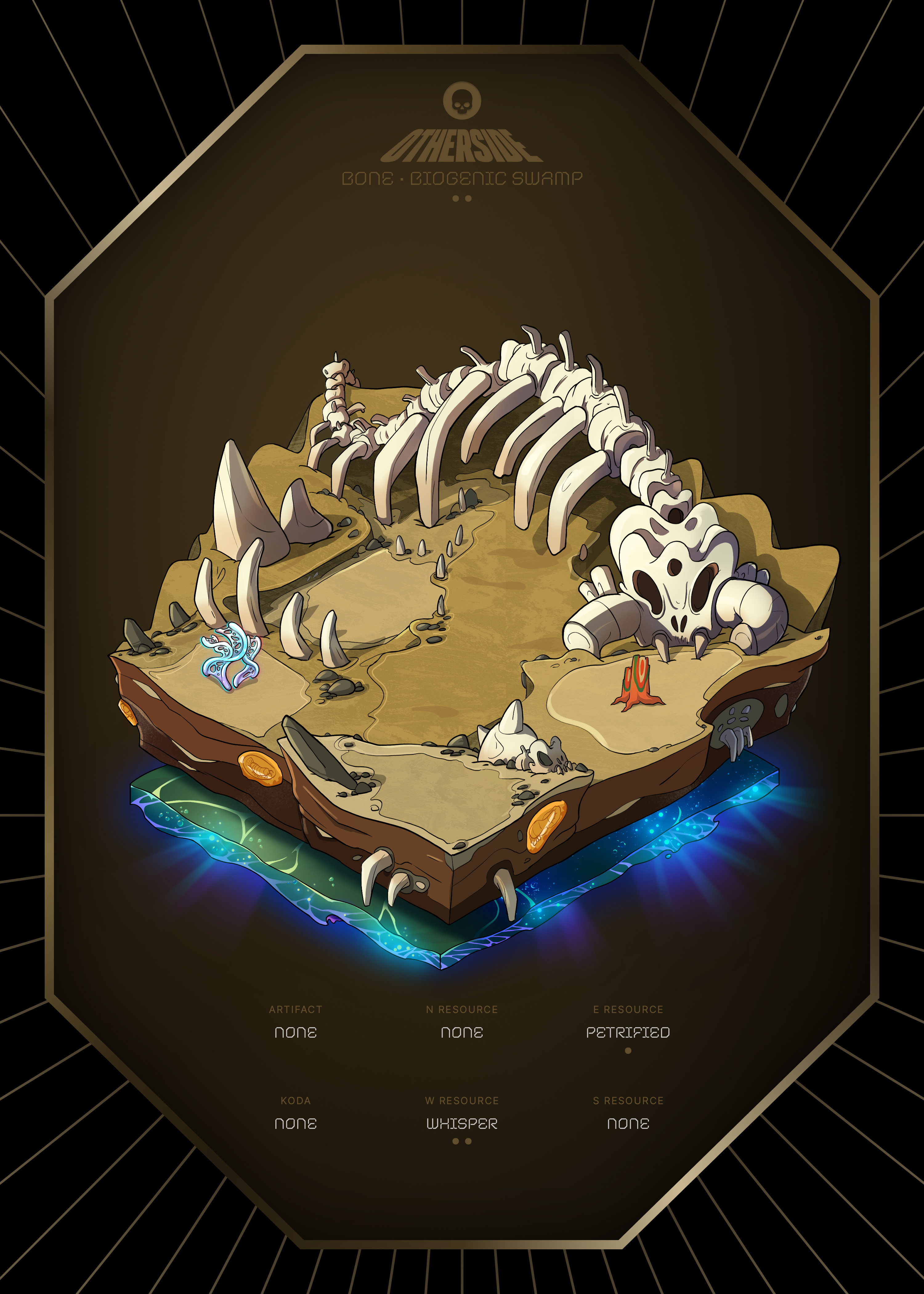 Otherdeed #7411 — Bone