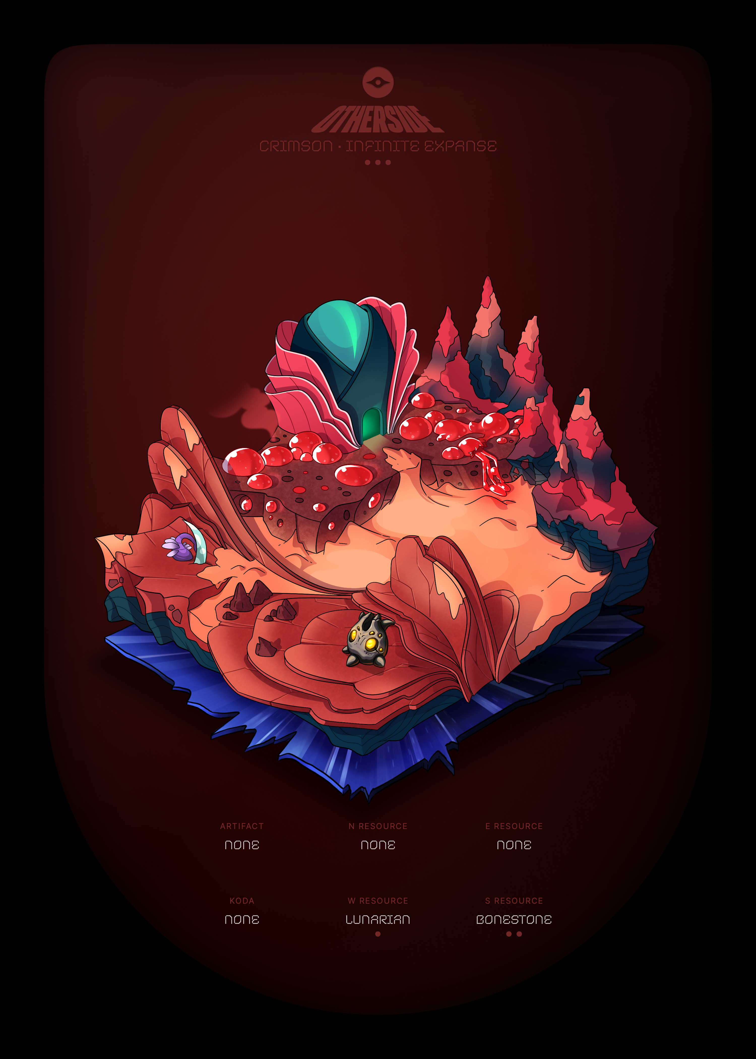 Otherdeed #44255 — Crimson