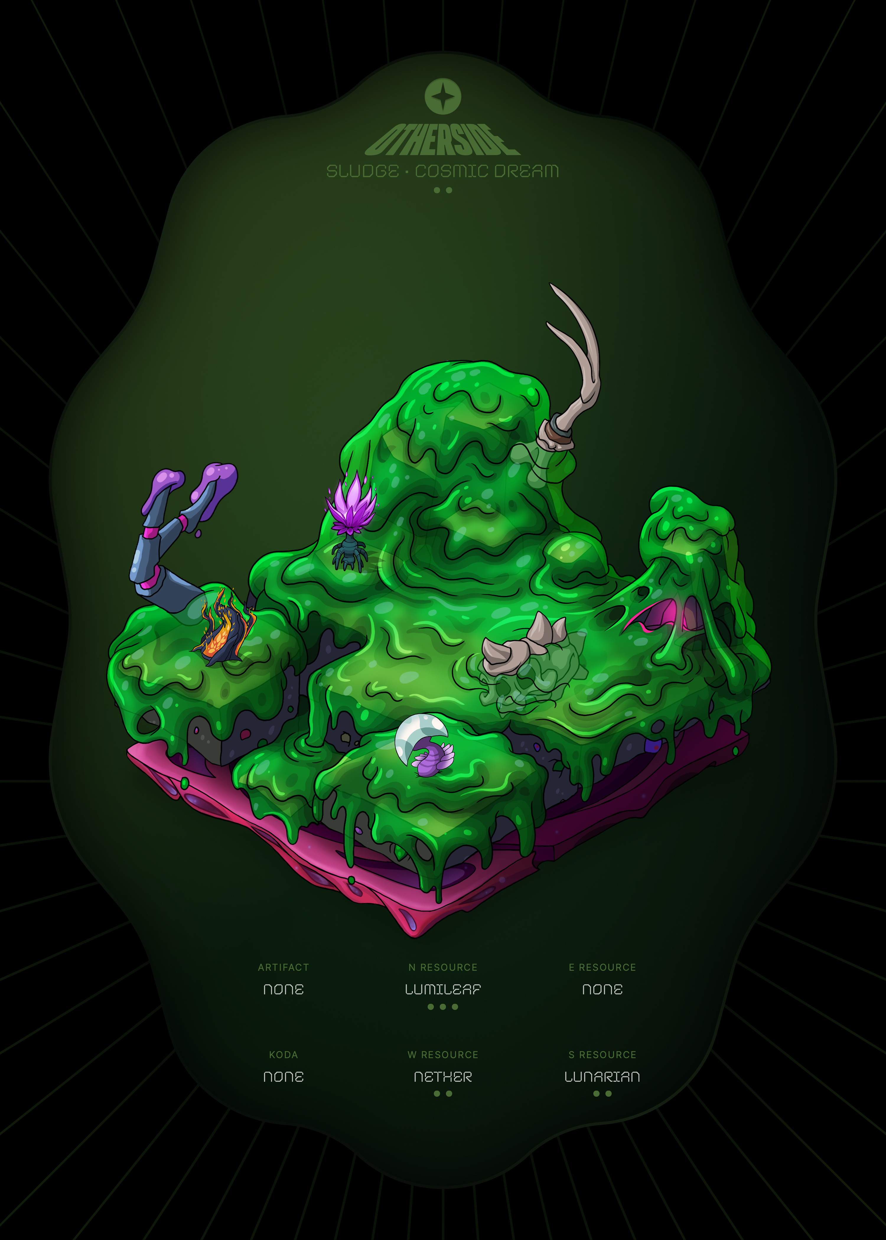 Otherdeed #90388 — Sludge