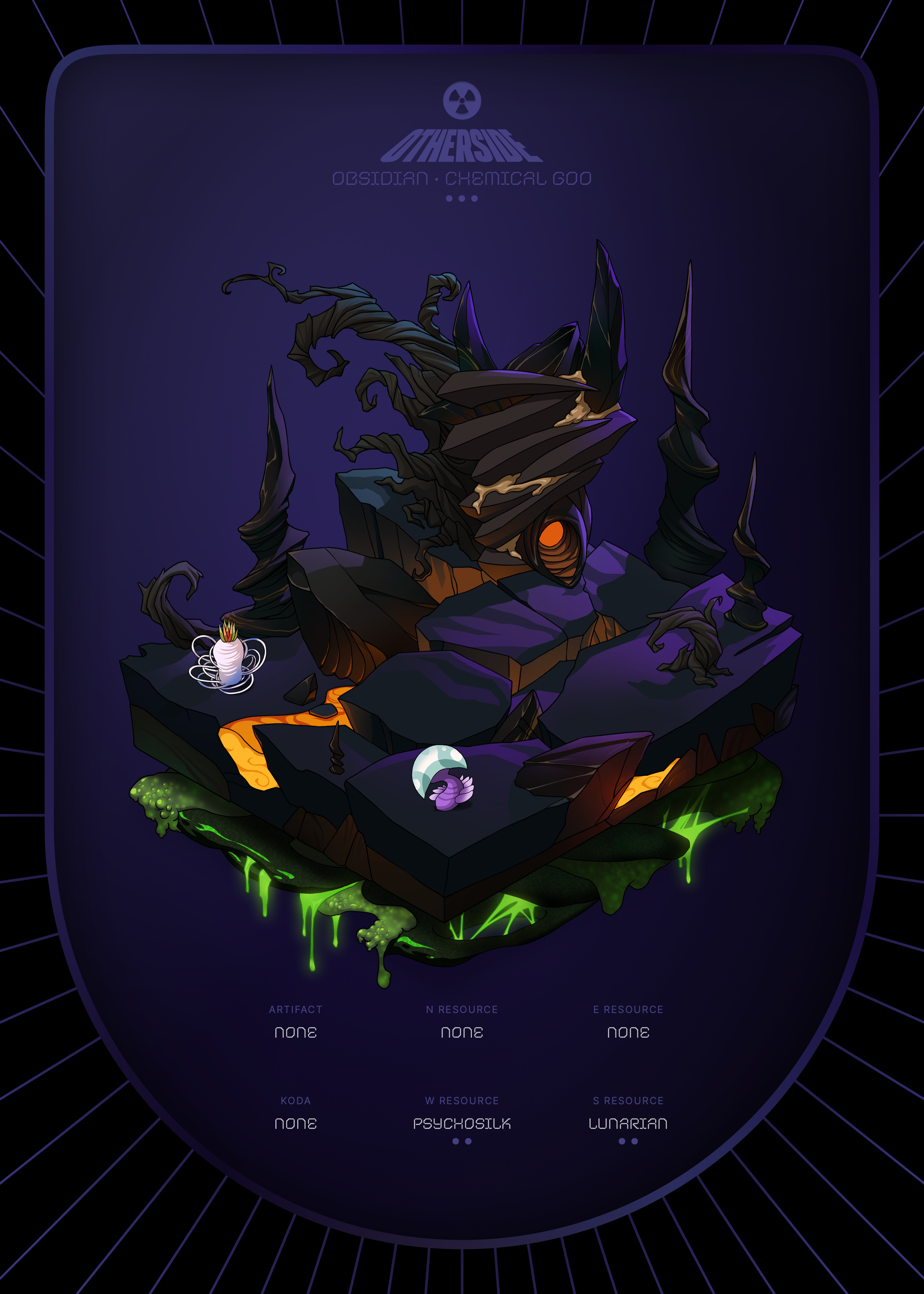 Otherdeed #18778 — Obsidian