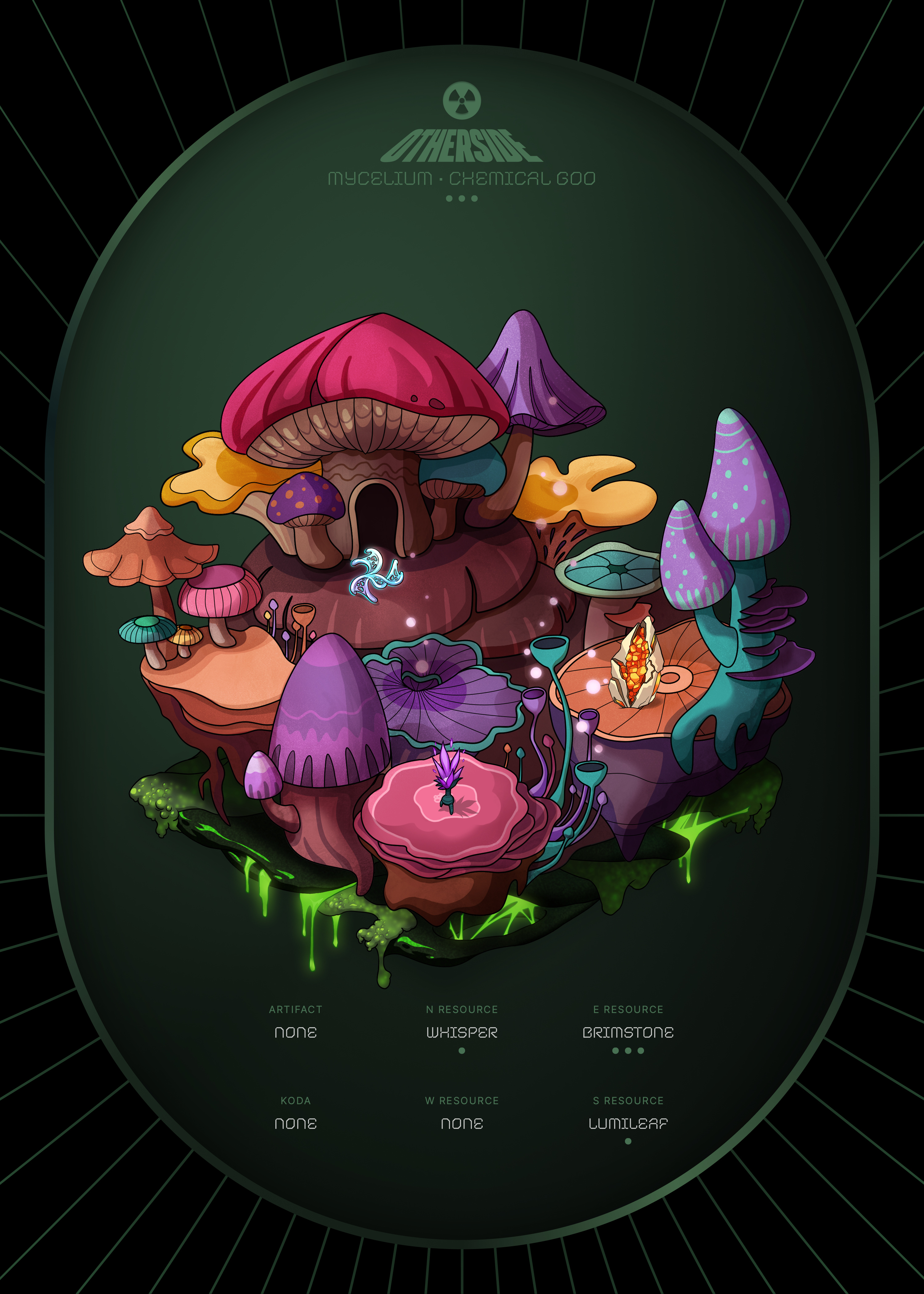 Otherdeed #13978 — Mycelium