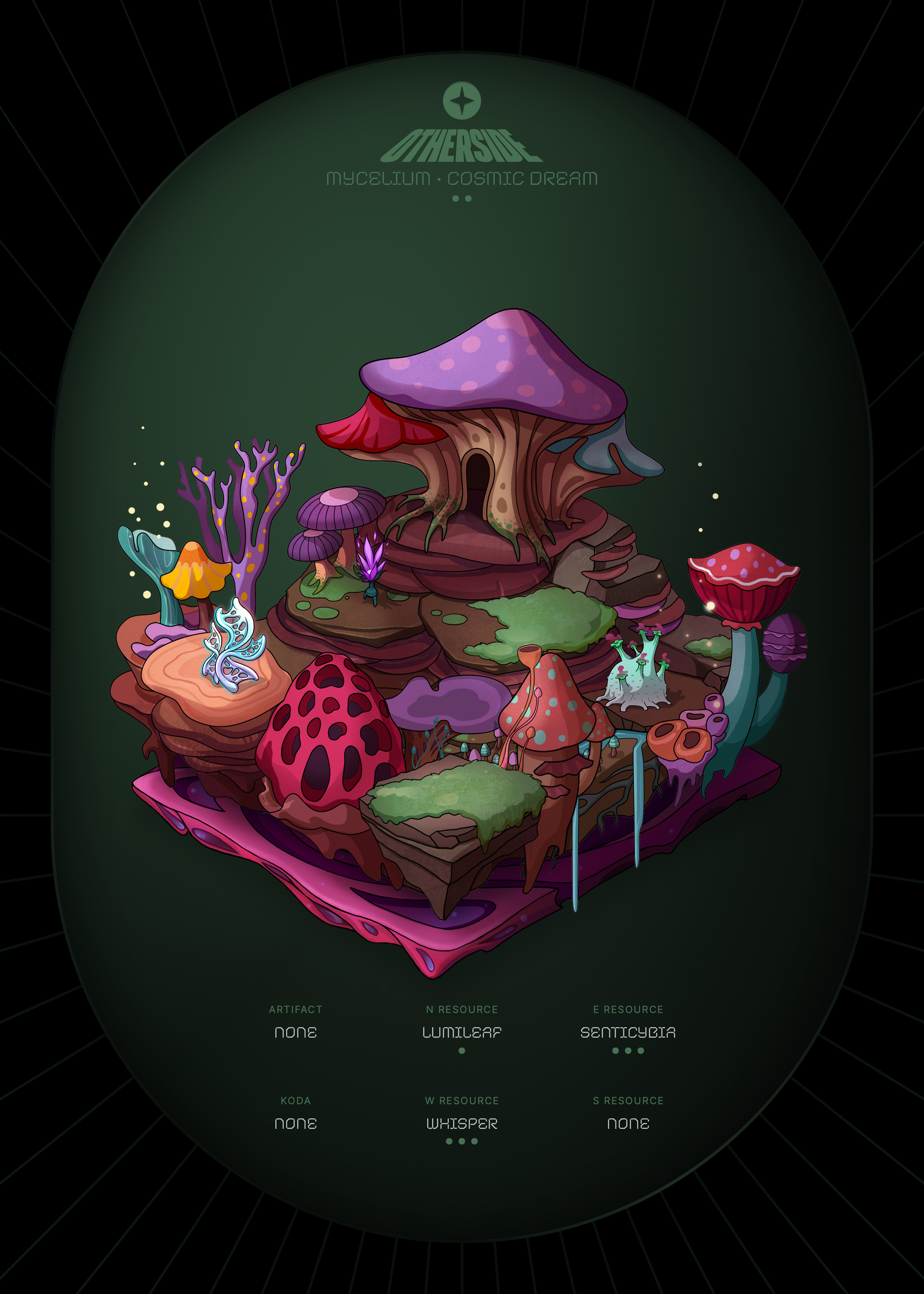 Otherdeed #89774 — Mycelium