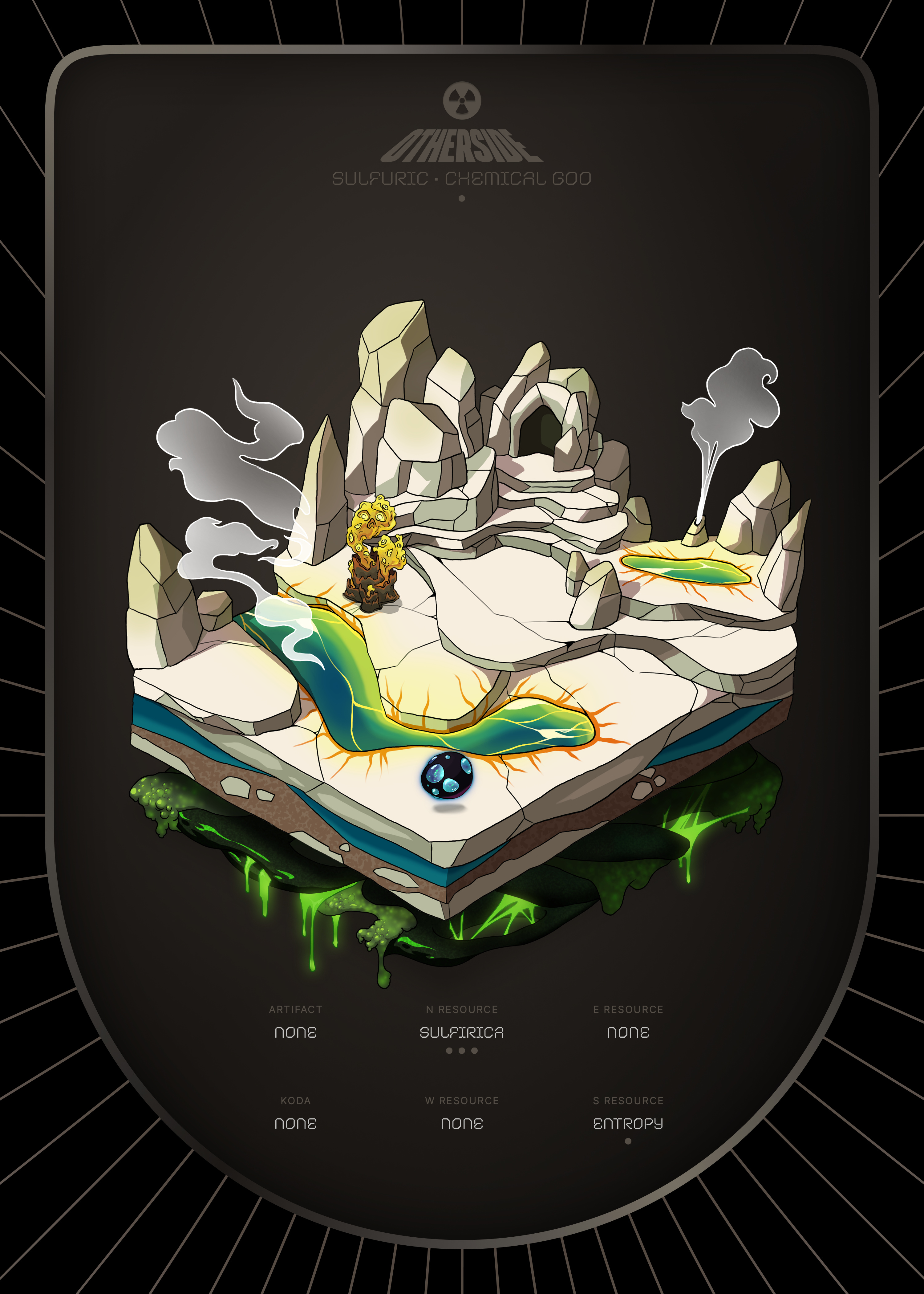 Otherdeed #10201 — Sulfuric