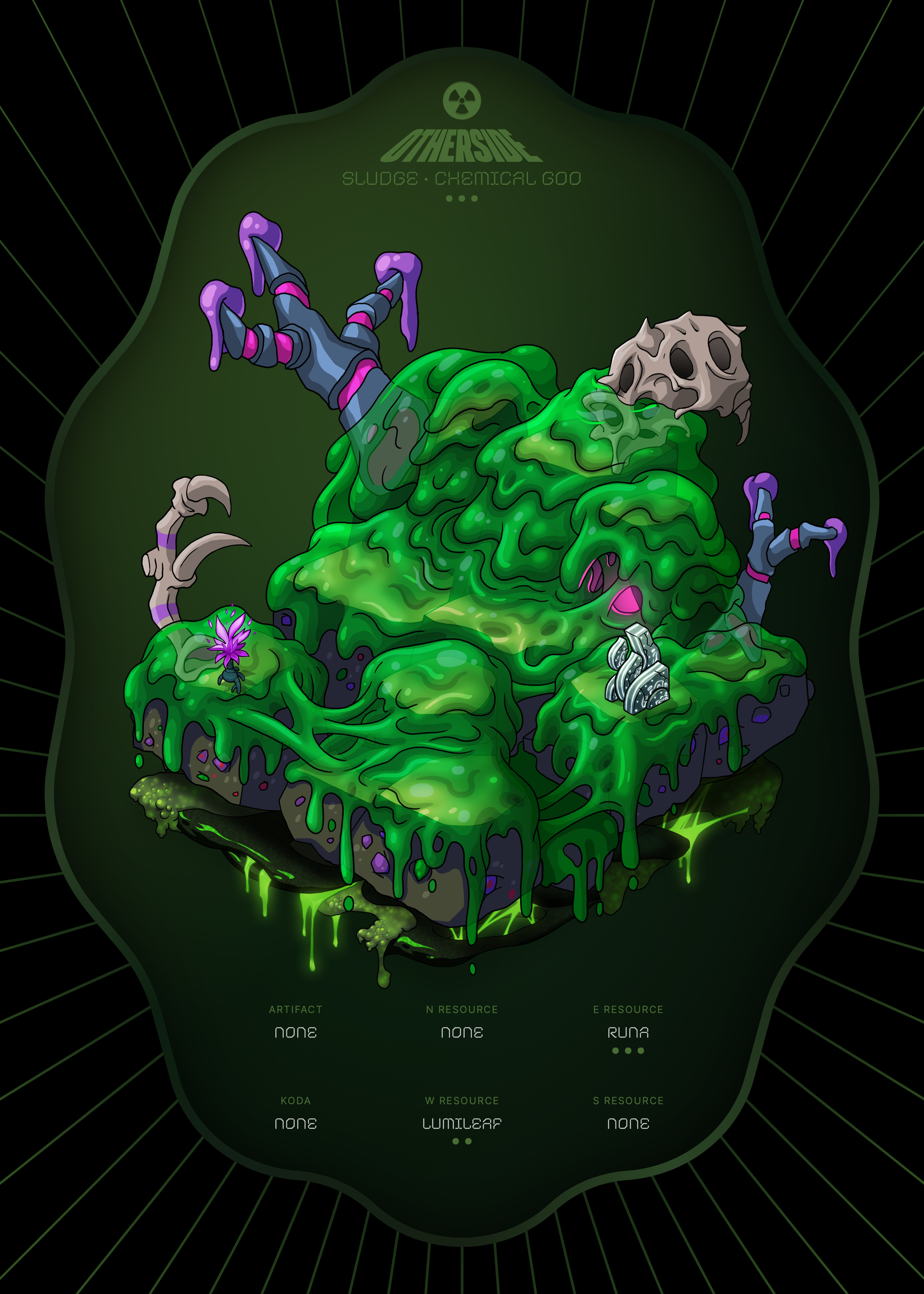 Otherdeed #10784 — Sludge