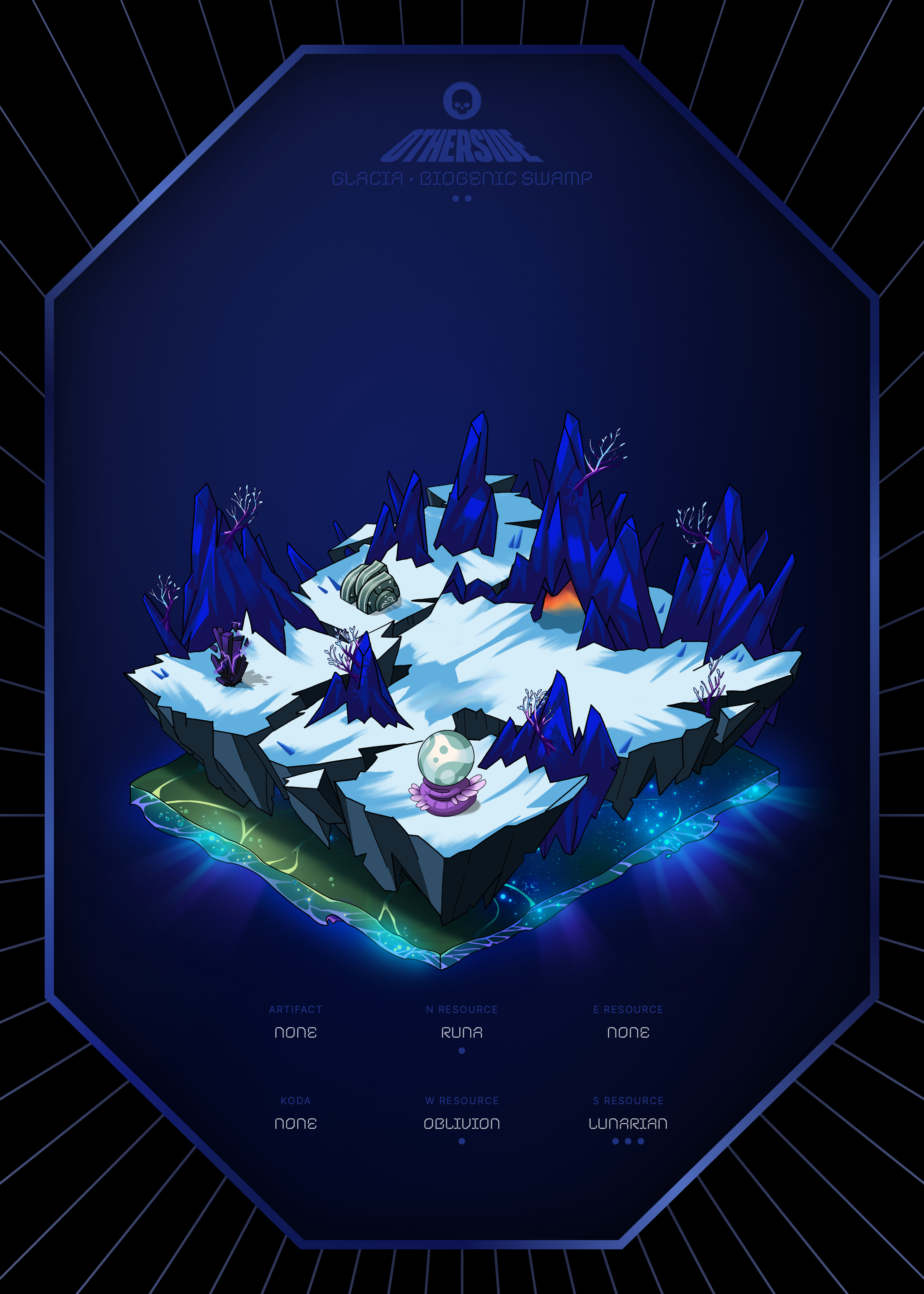 Otherdeed #1288 — Glacia