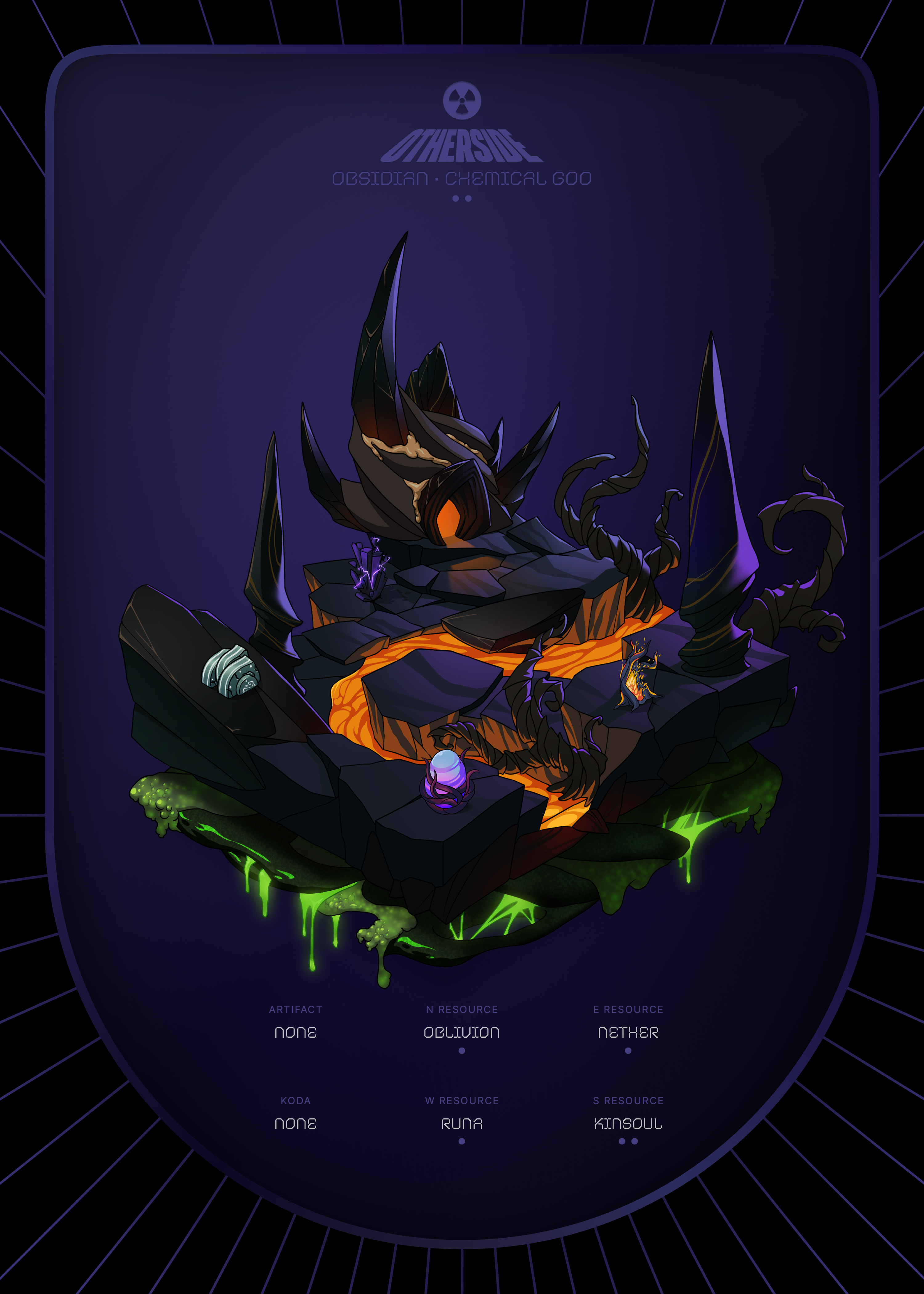 Otherdeed #13768 — Obsidian
