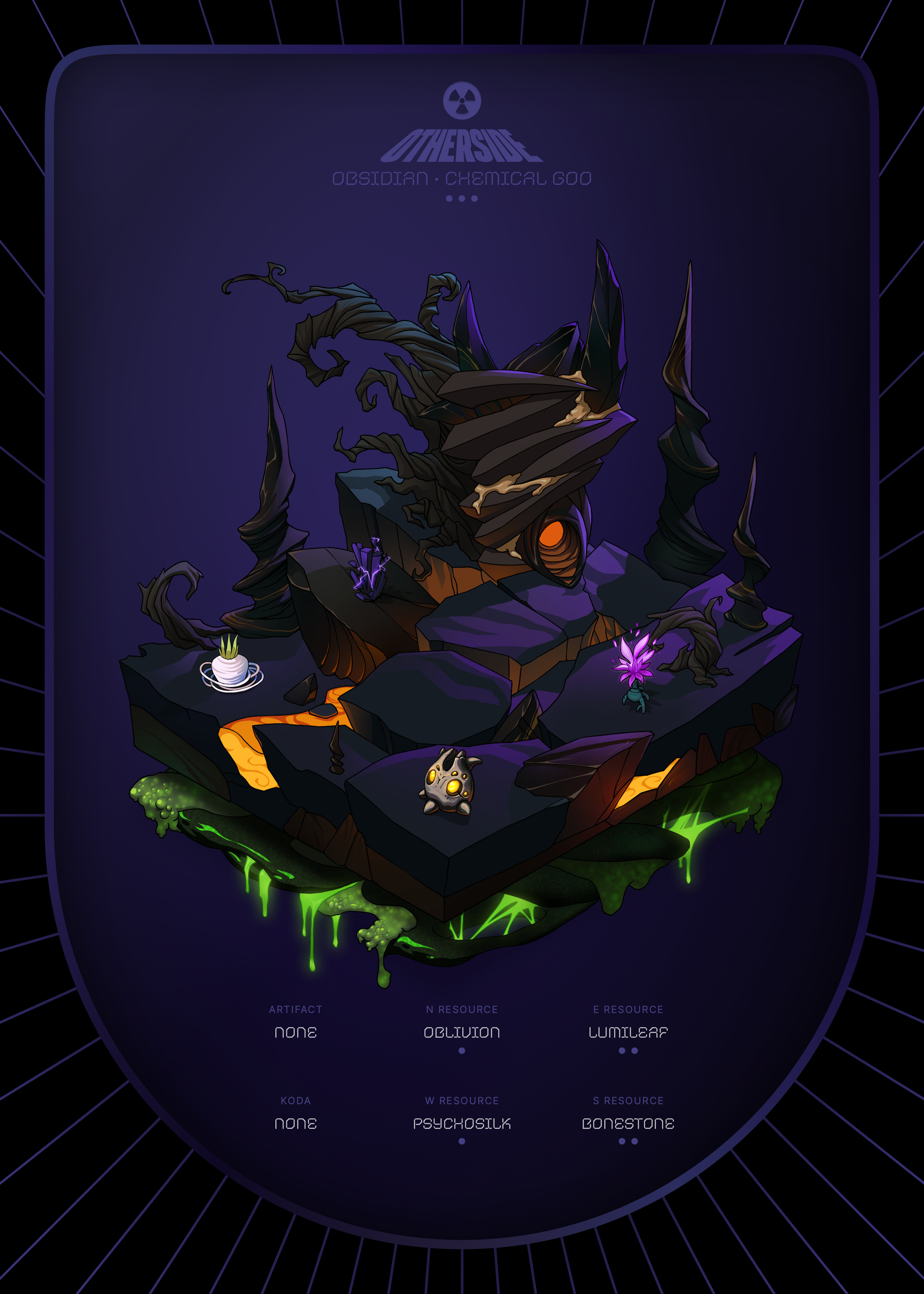 Otherdeed #14212 — Obsidian