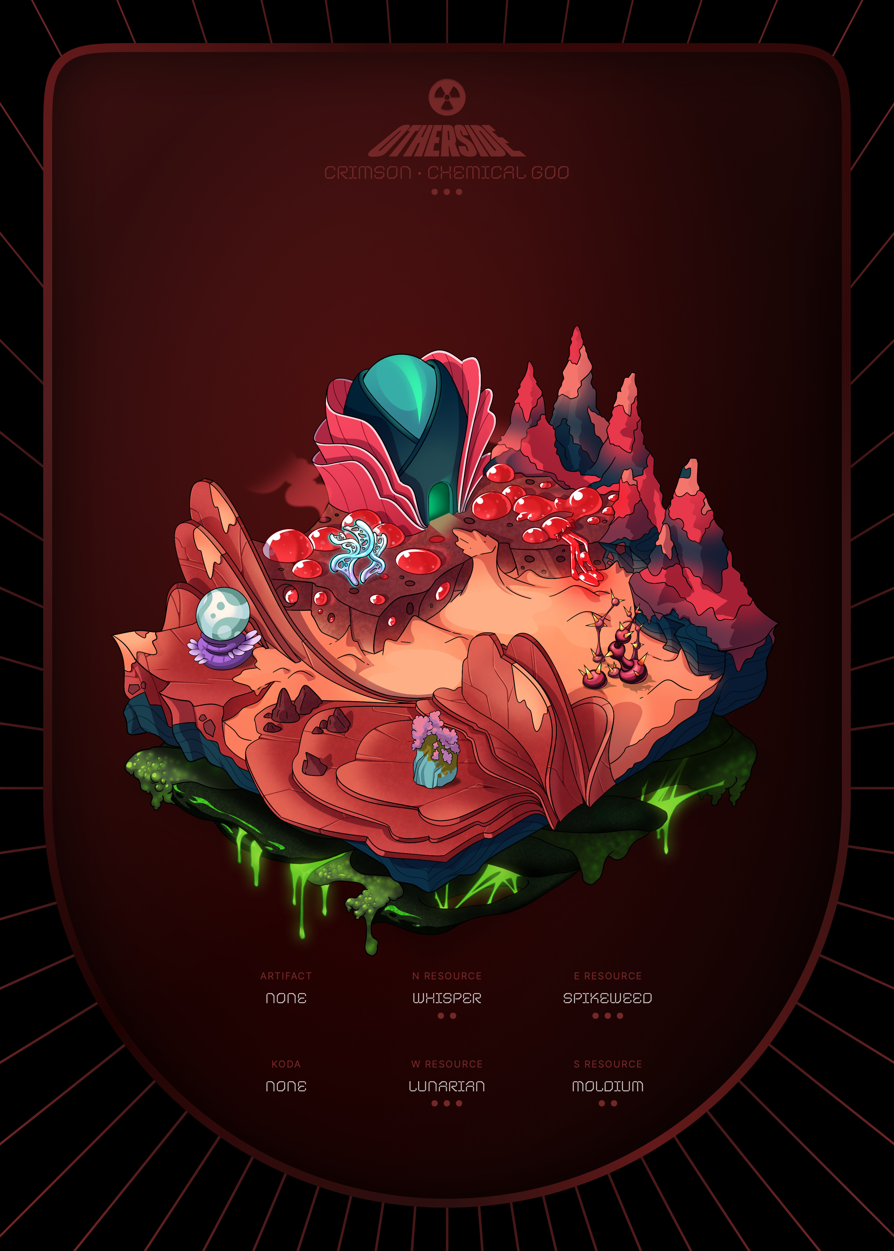 Otherdeed #14477 — Crimson