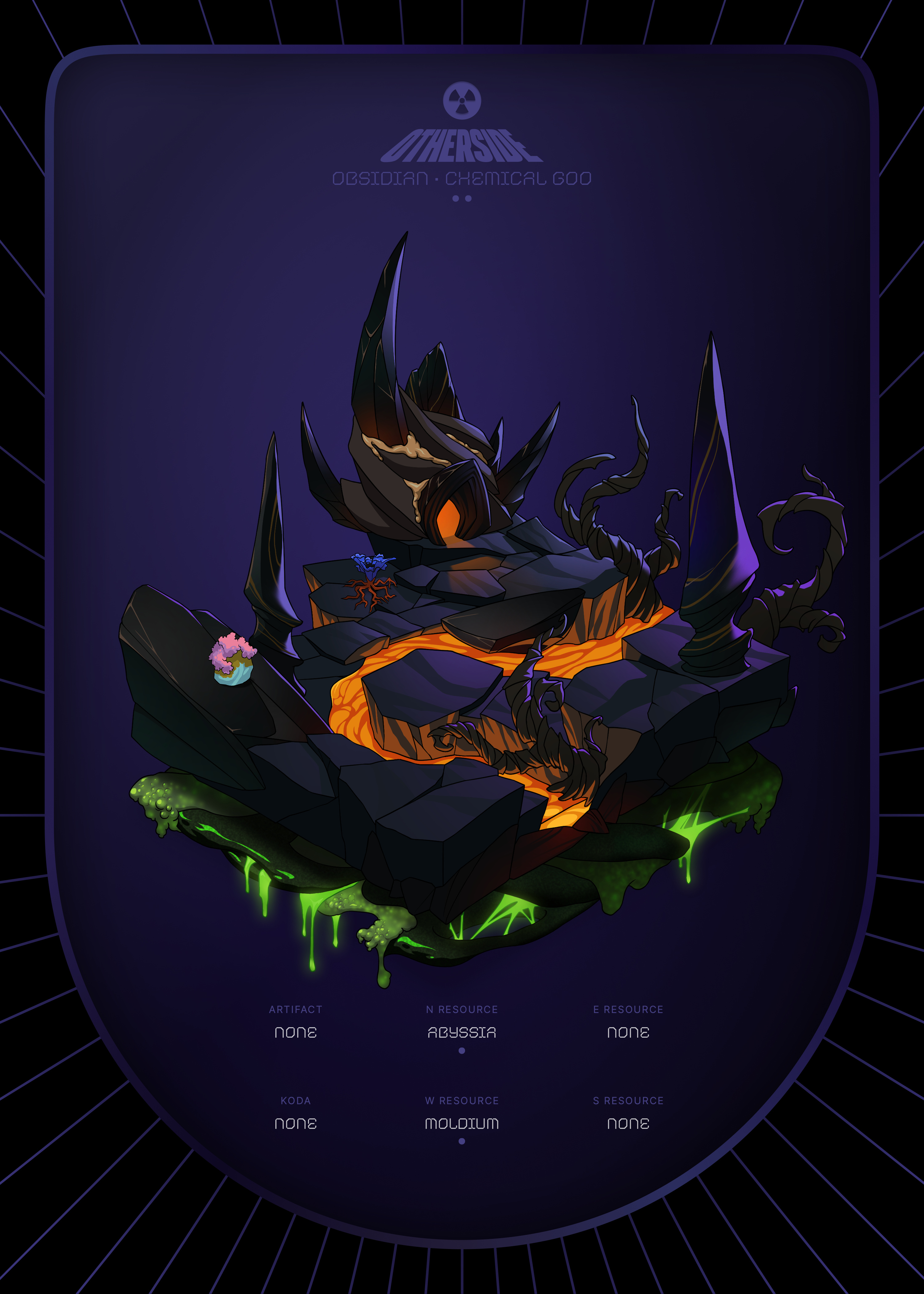 Otherdeed #16485 — Obsidian