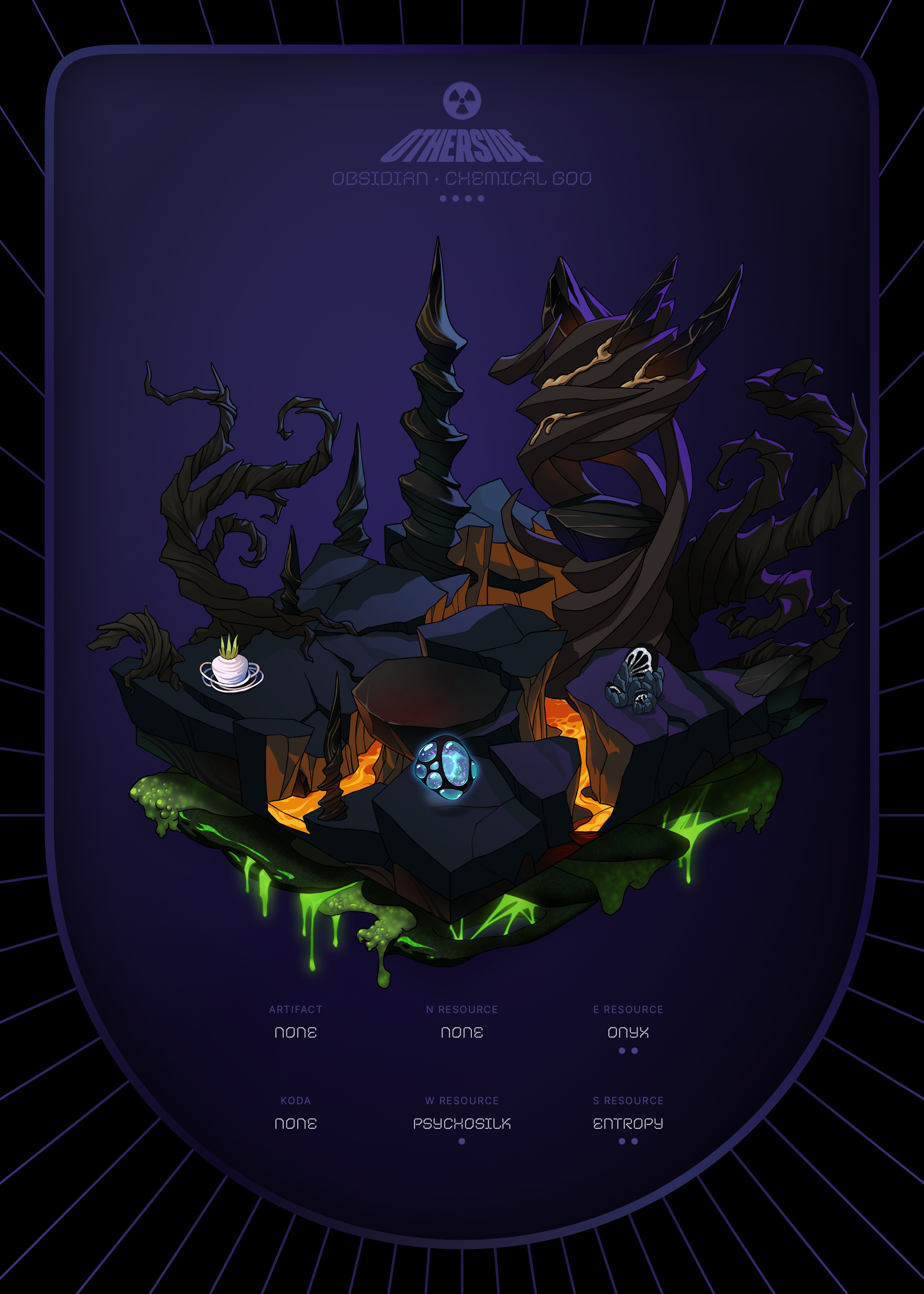 Otherdeed #23563 — Obsidian