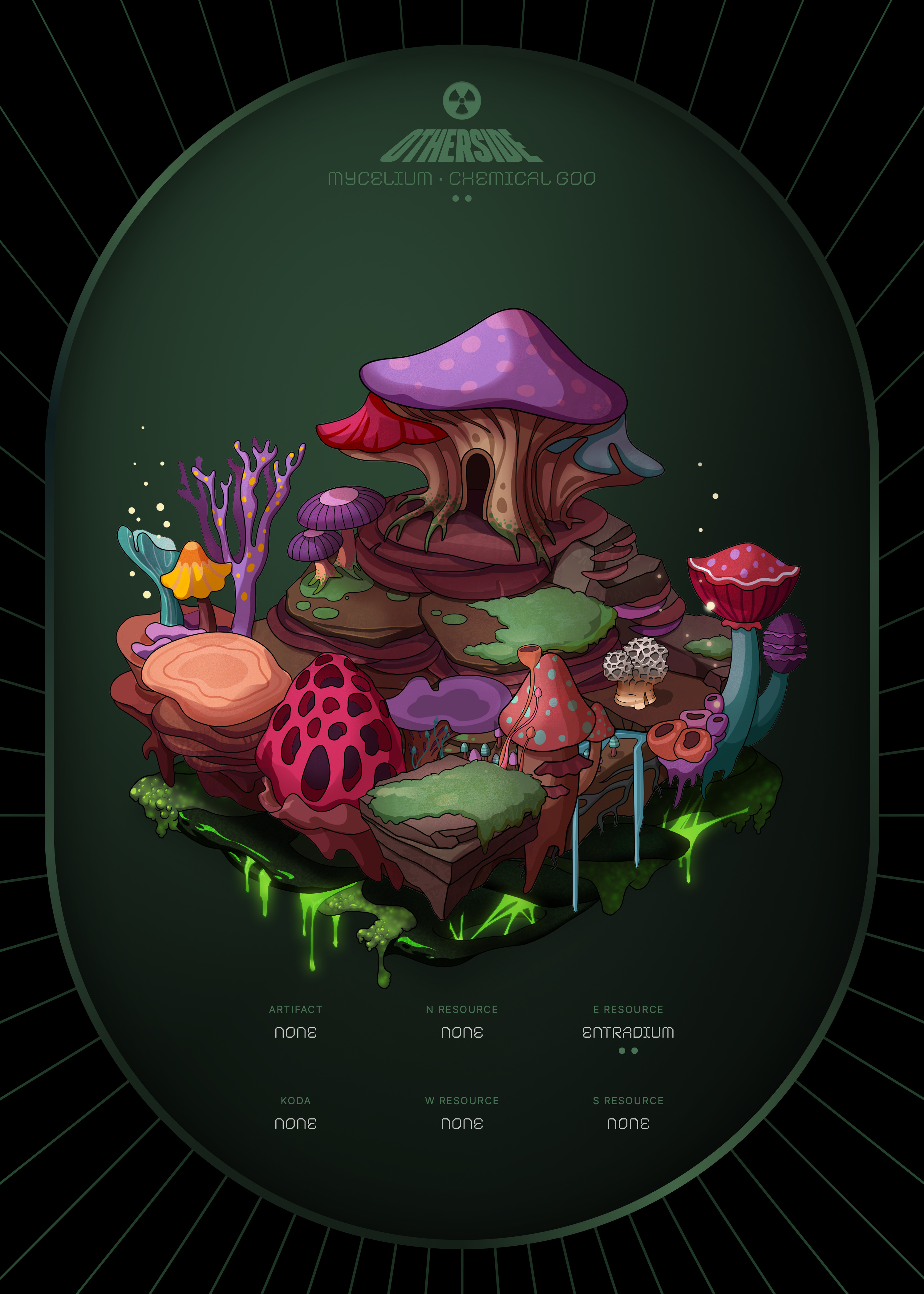 Otherdeed #23619 — Mycelium
