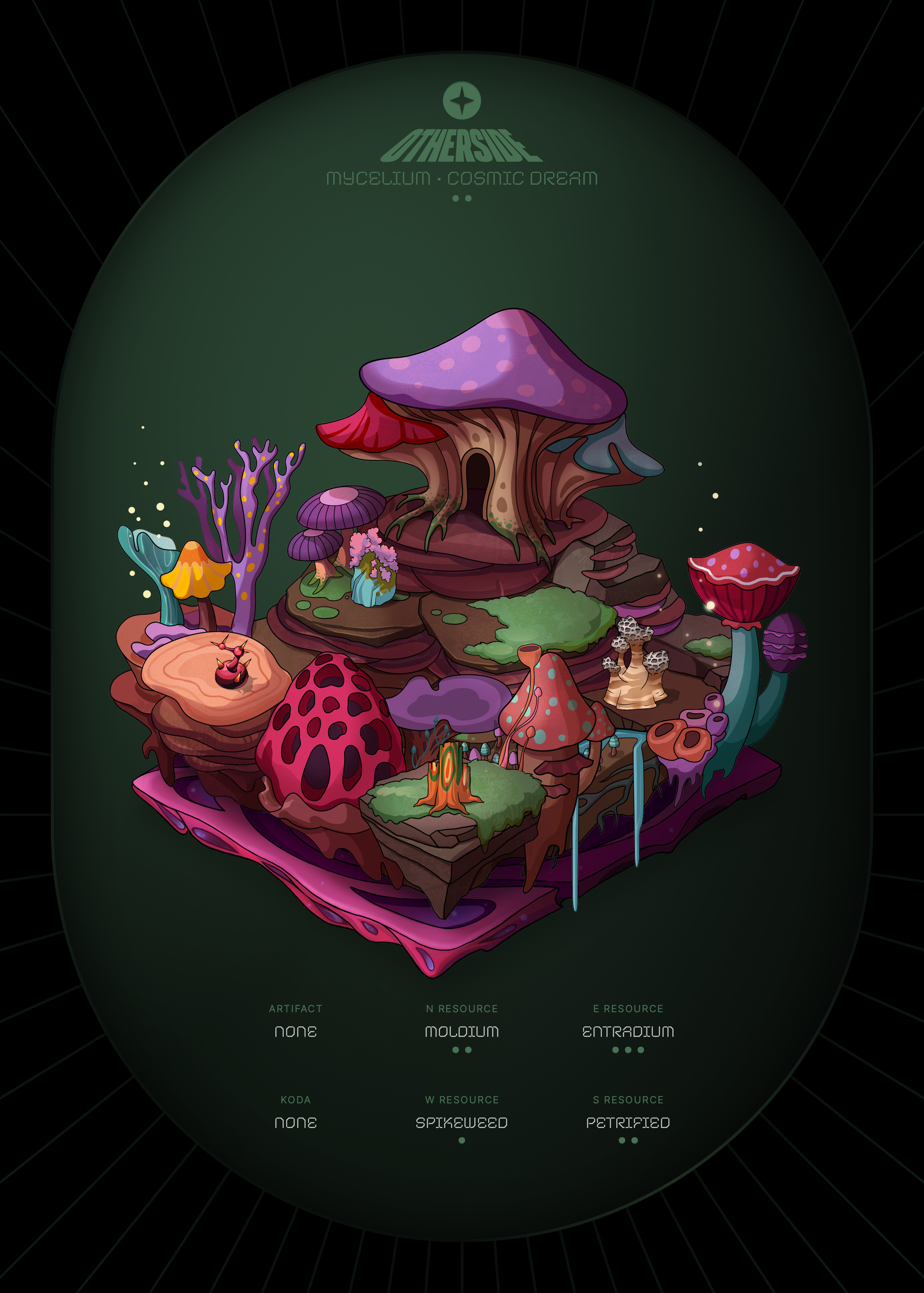 Otherdeed #30333 — Mycelium