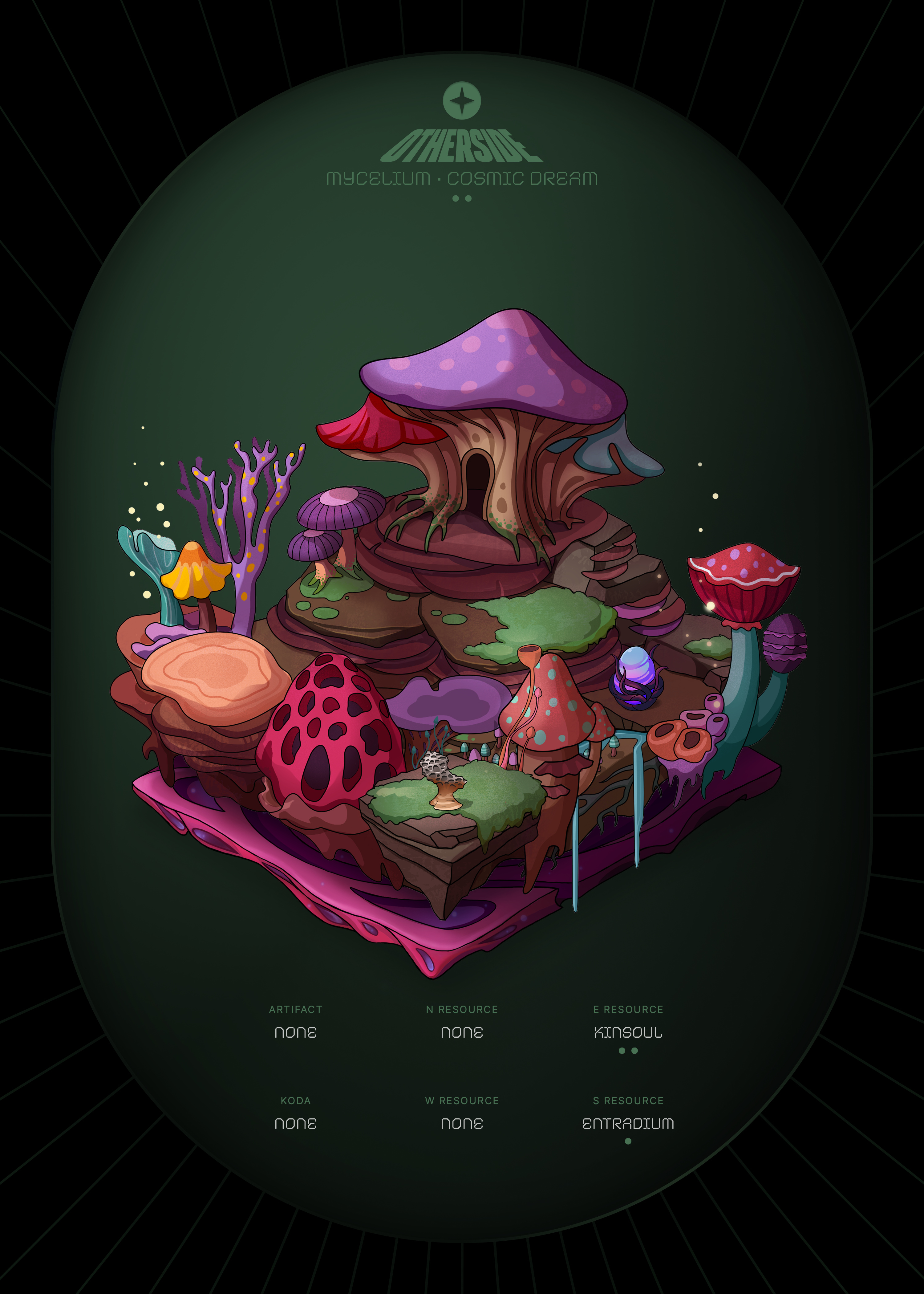 Otherdeed #33517 — Mycelium