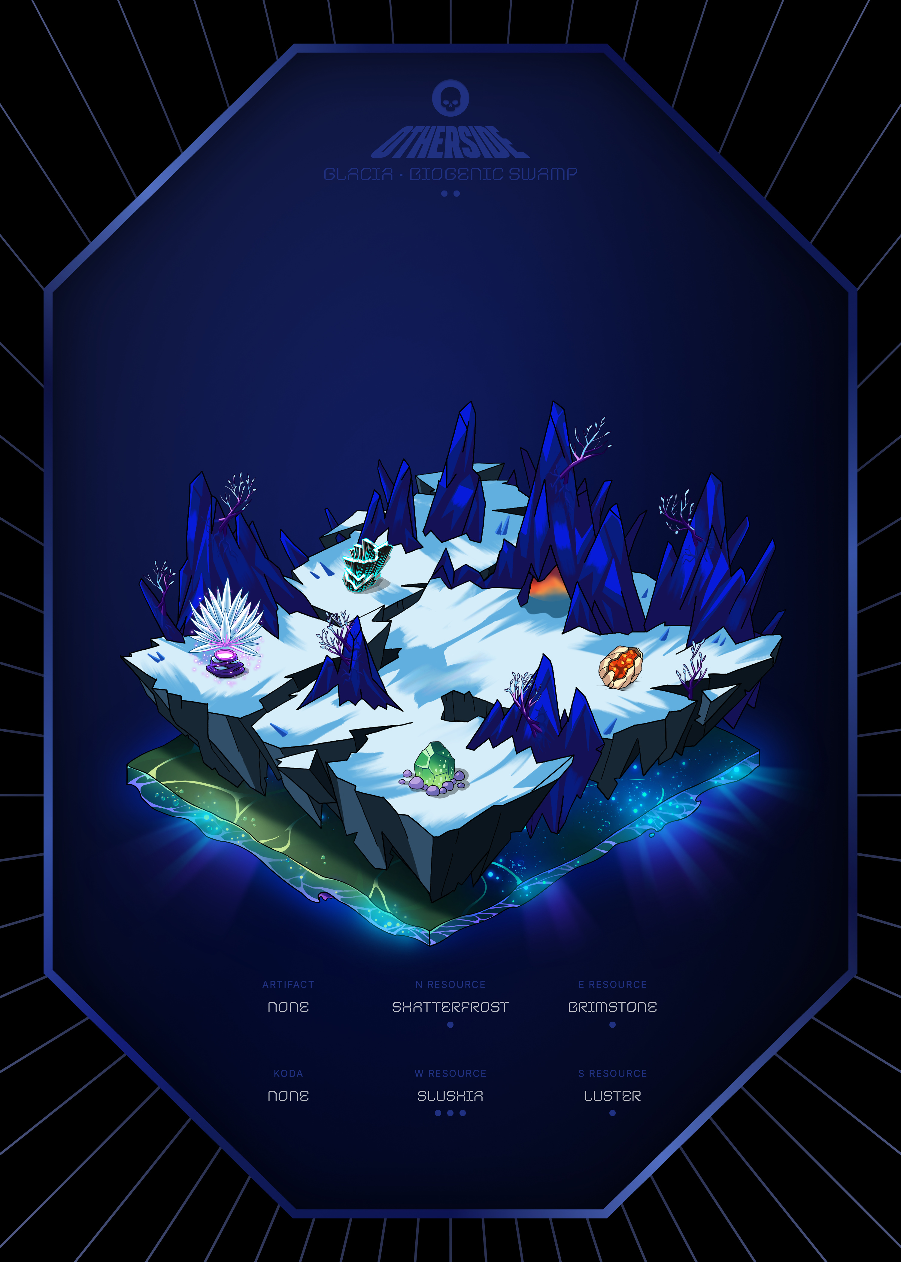 Otherdeed #3414 — Glacia