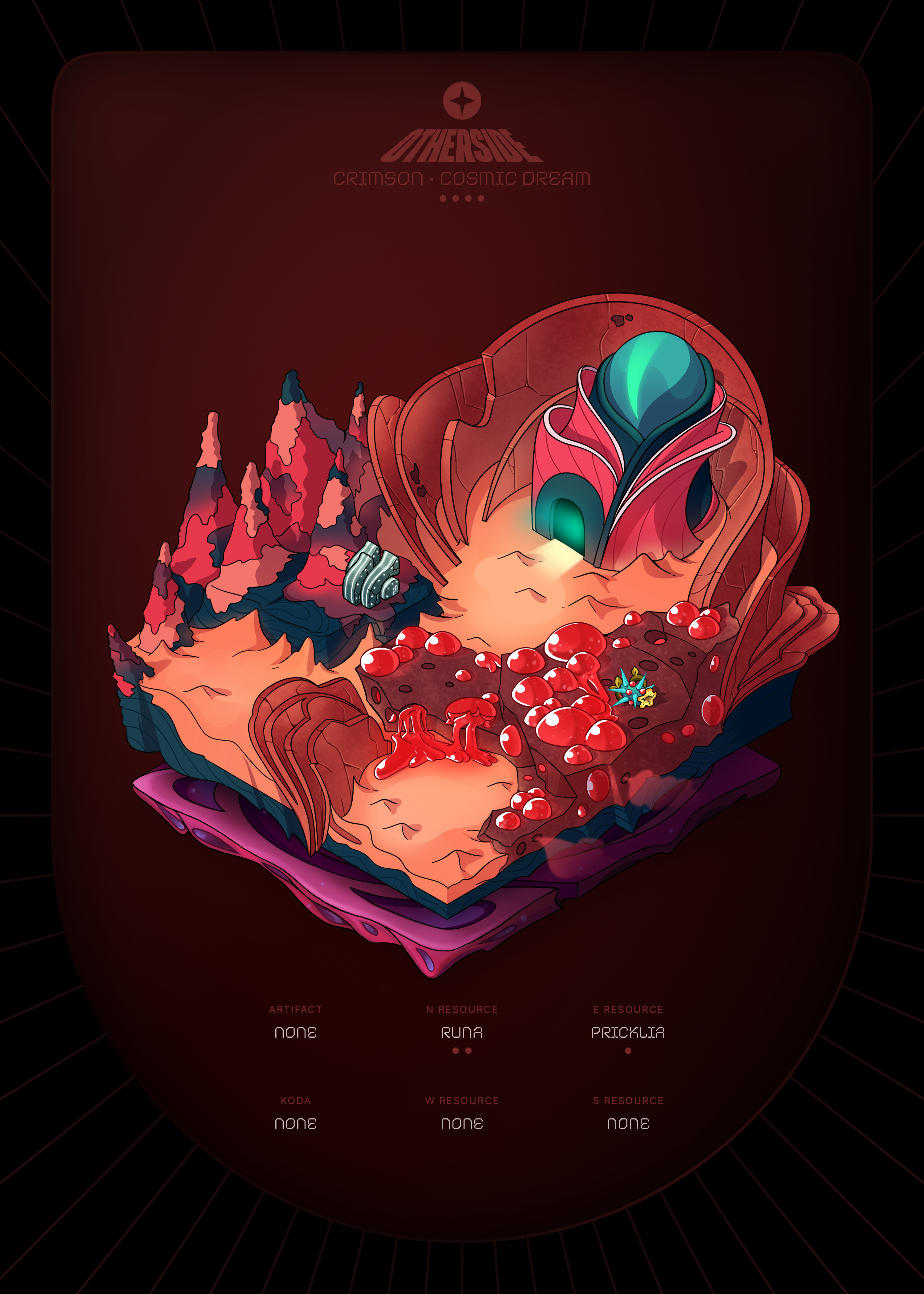 Otherdeed #35362 — Crimson