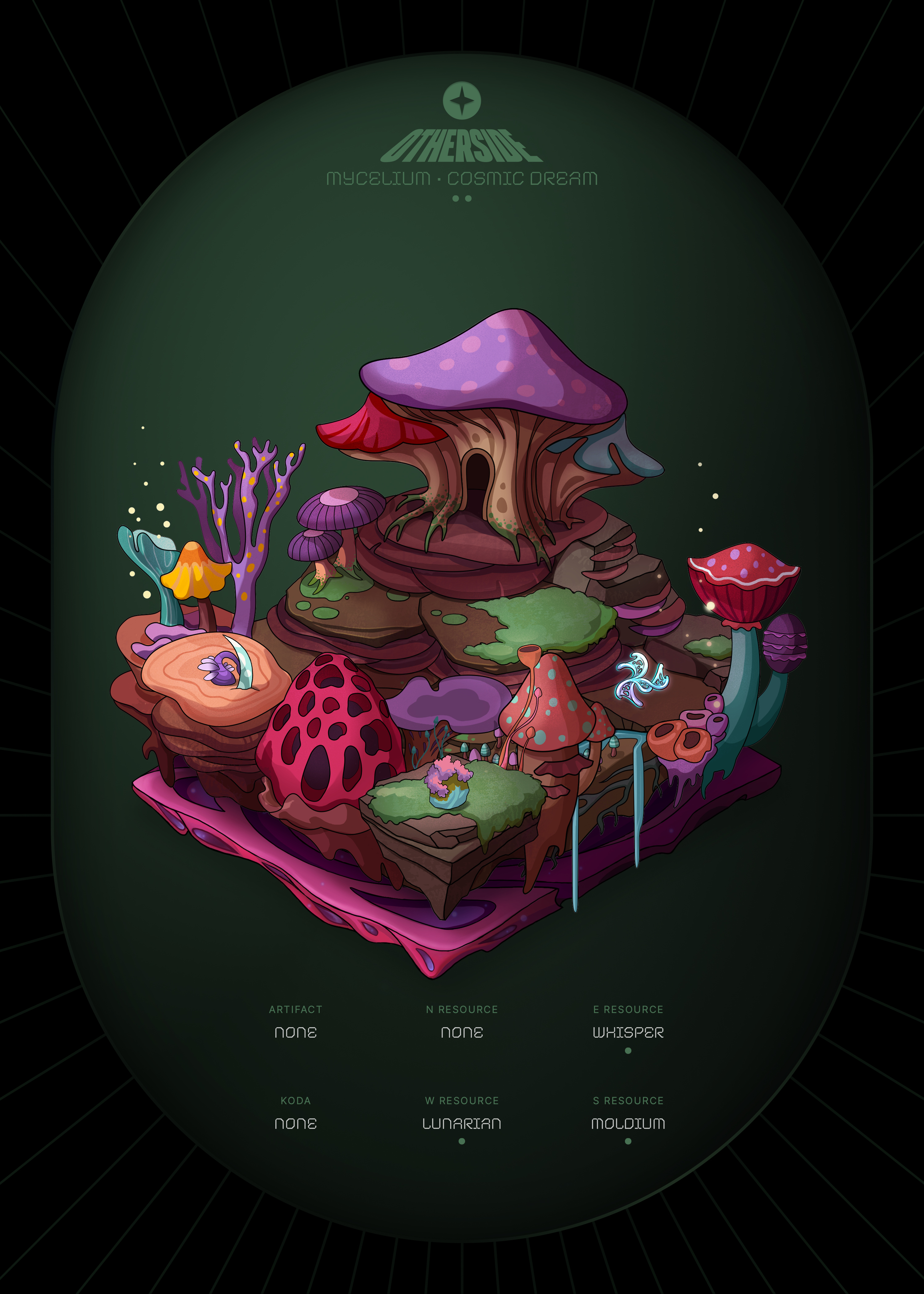 Otherdeed #36890 — Mycelium