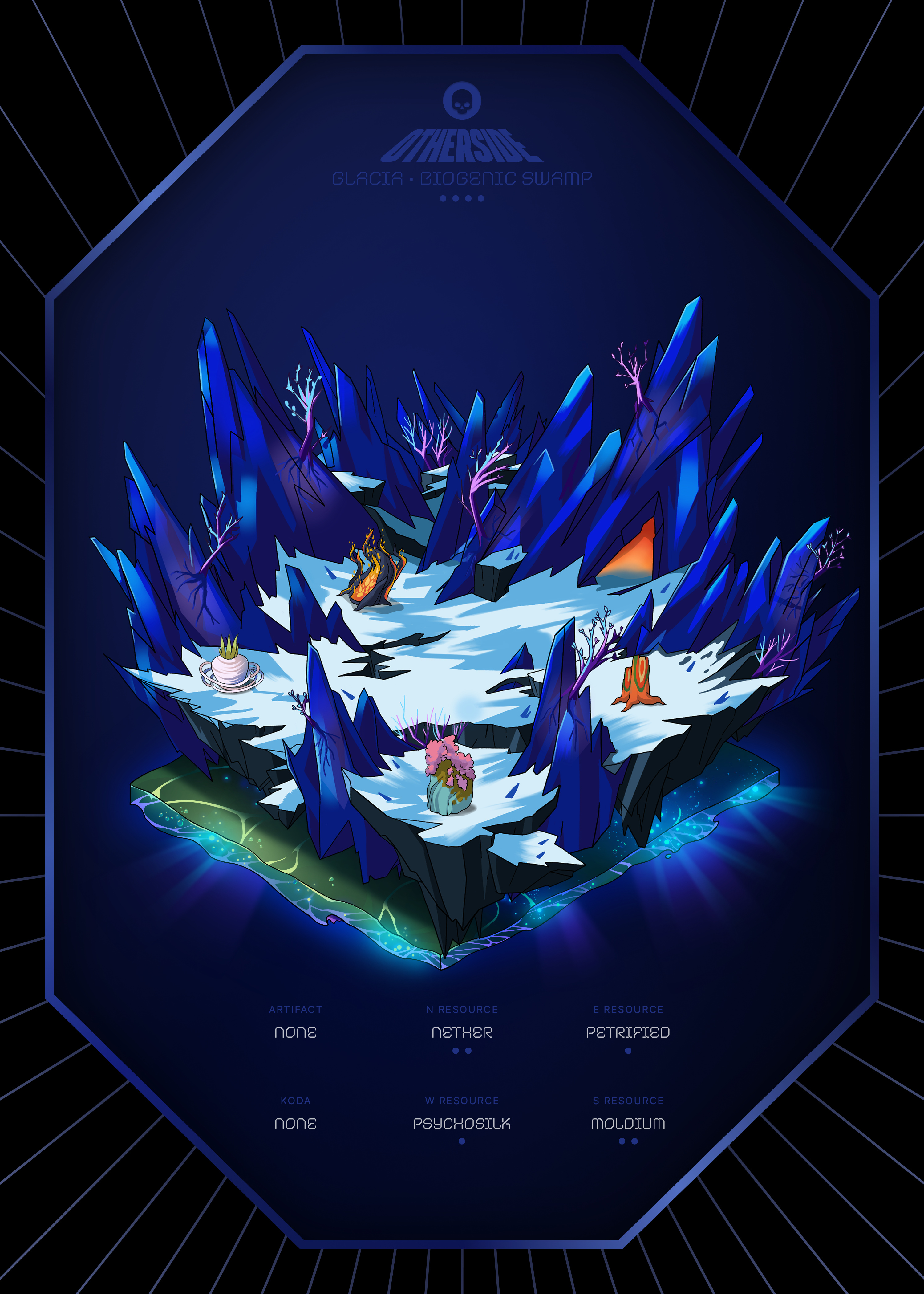 Otherdeed #3825 — Glacia