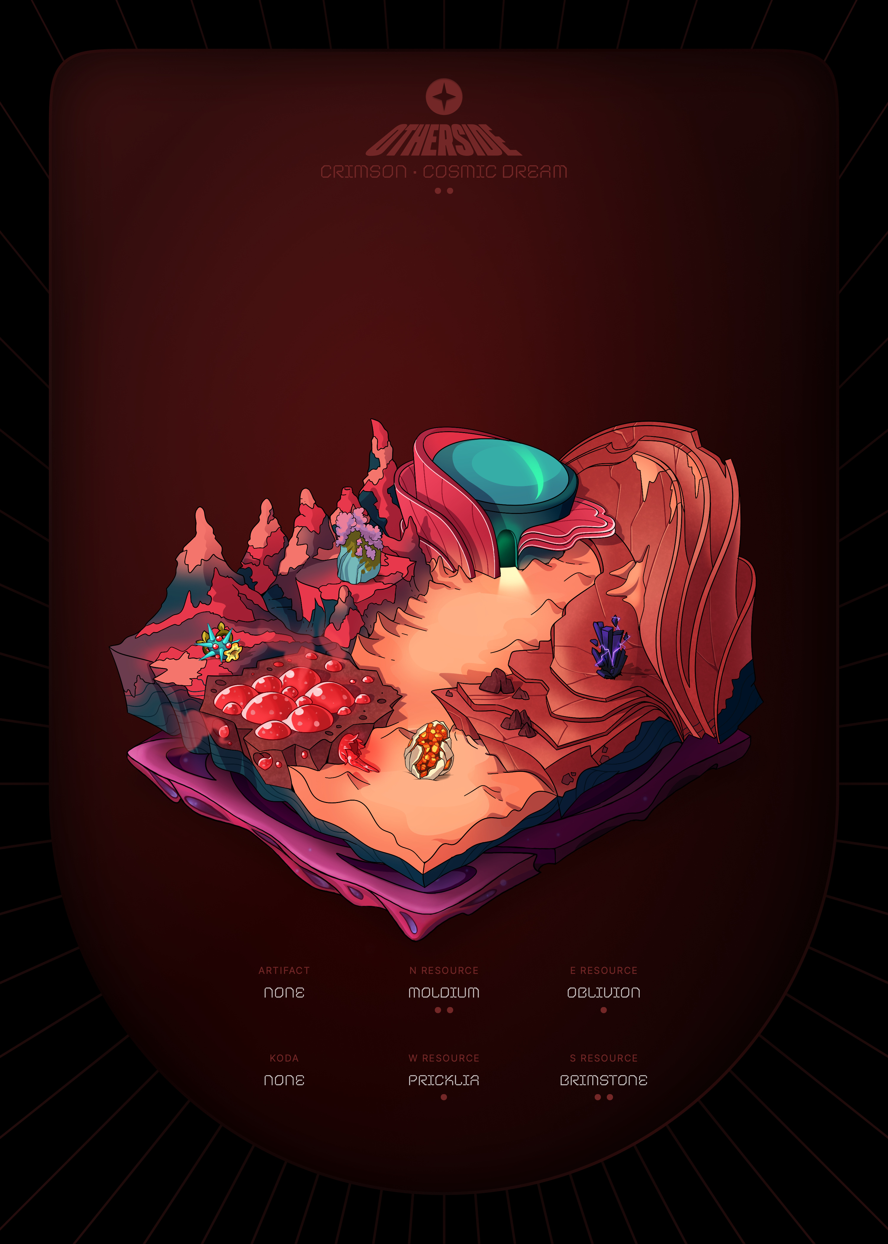 Otherdeed #38758 — Crimson