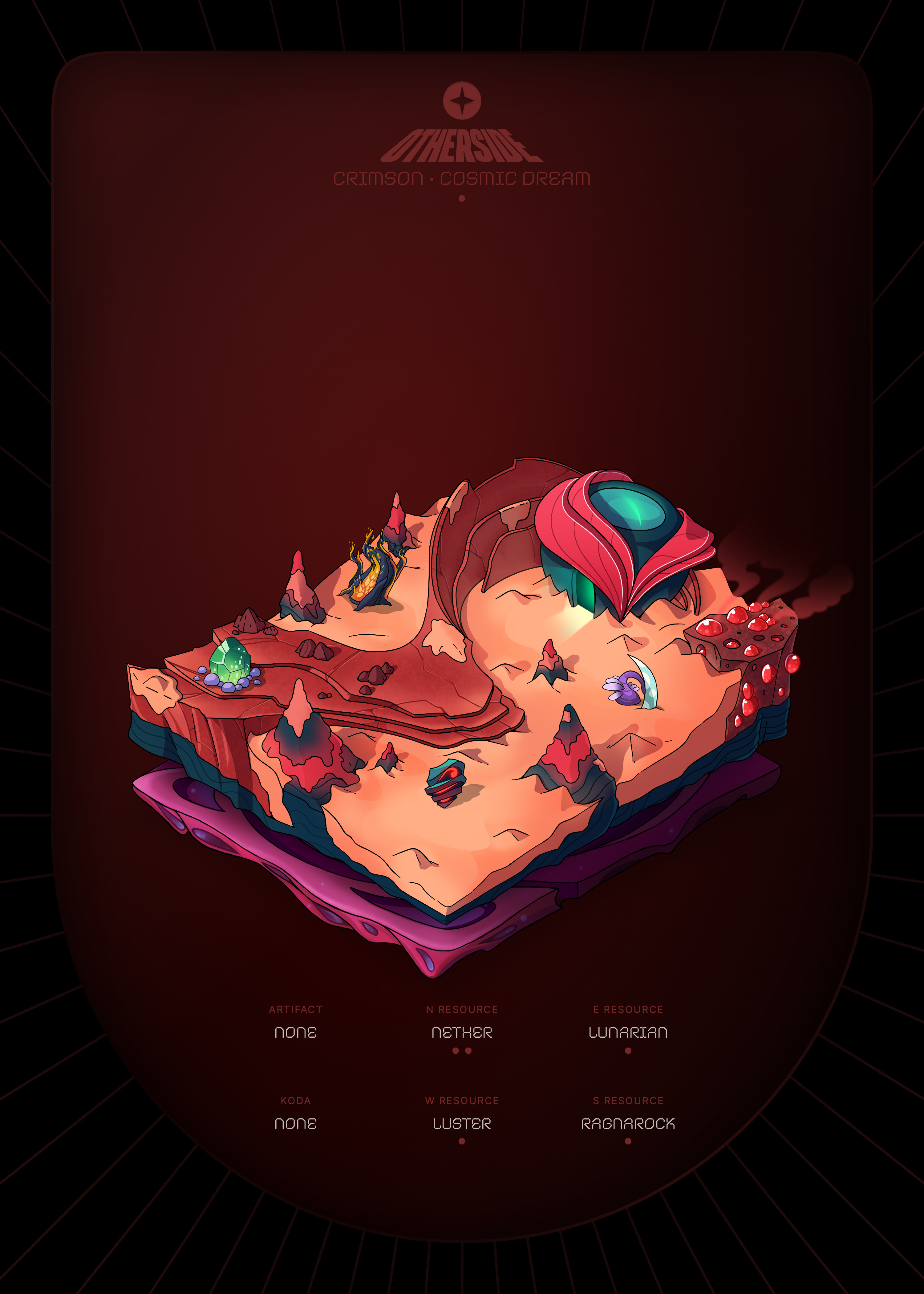 Otherdeed #38787 — Crimson