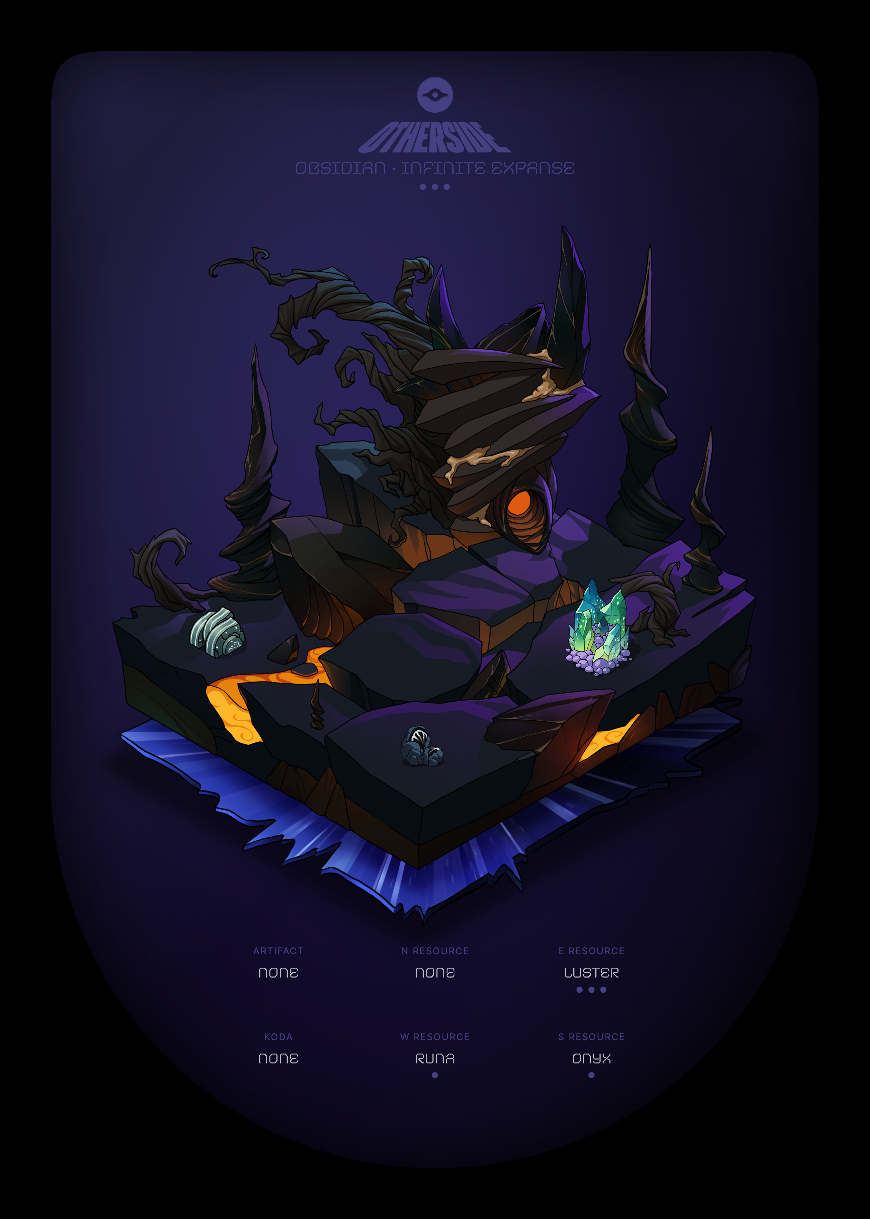 Otherdeed #40596 — Obsidian