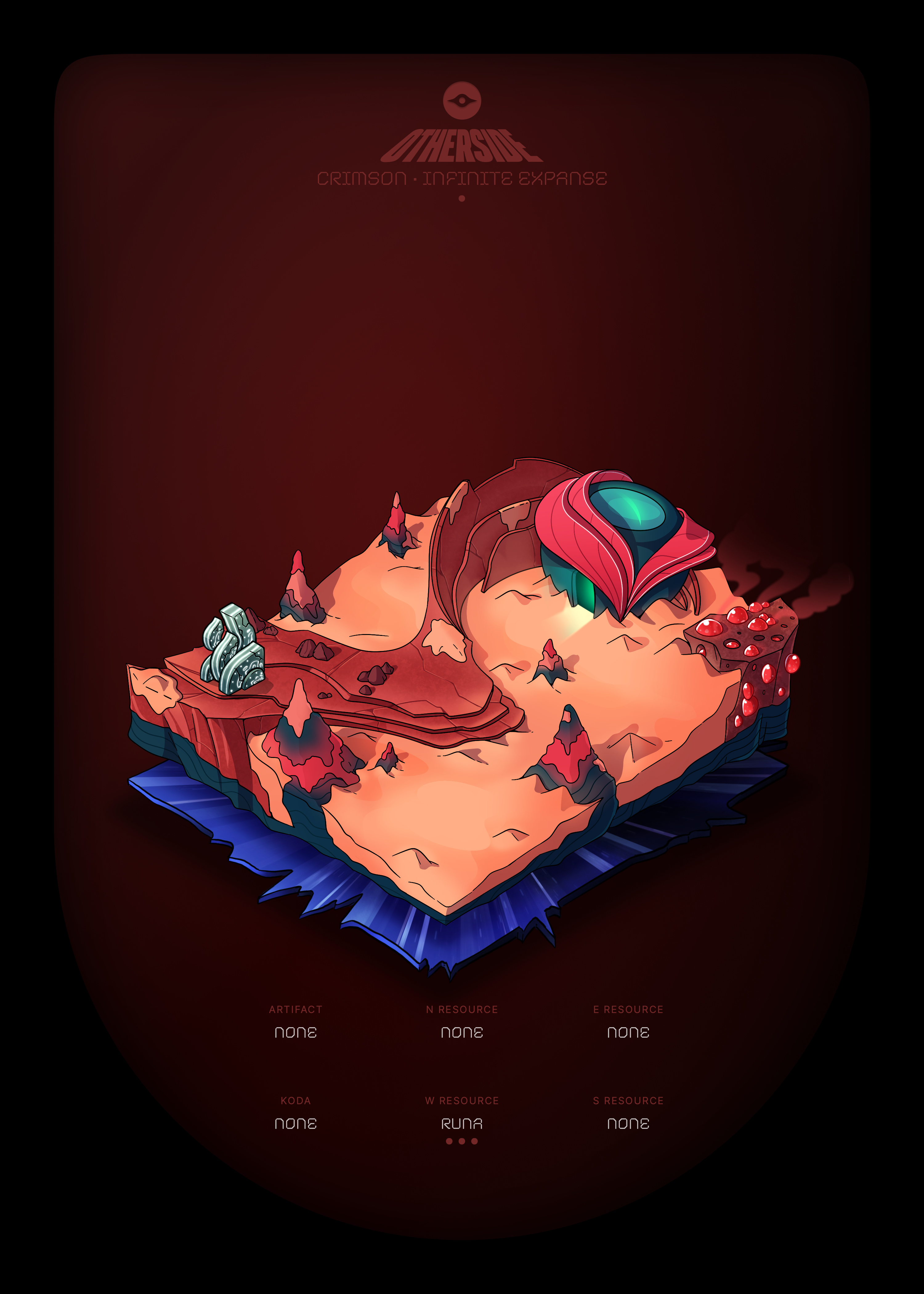Otherdeed #43021 — Crimson