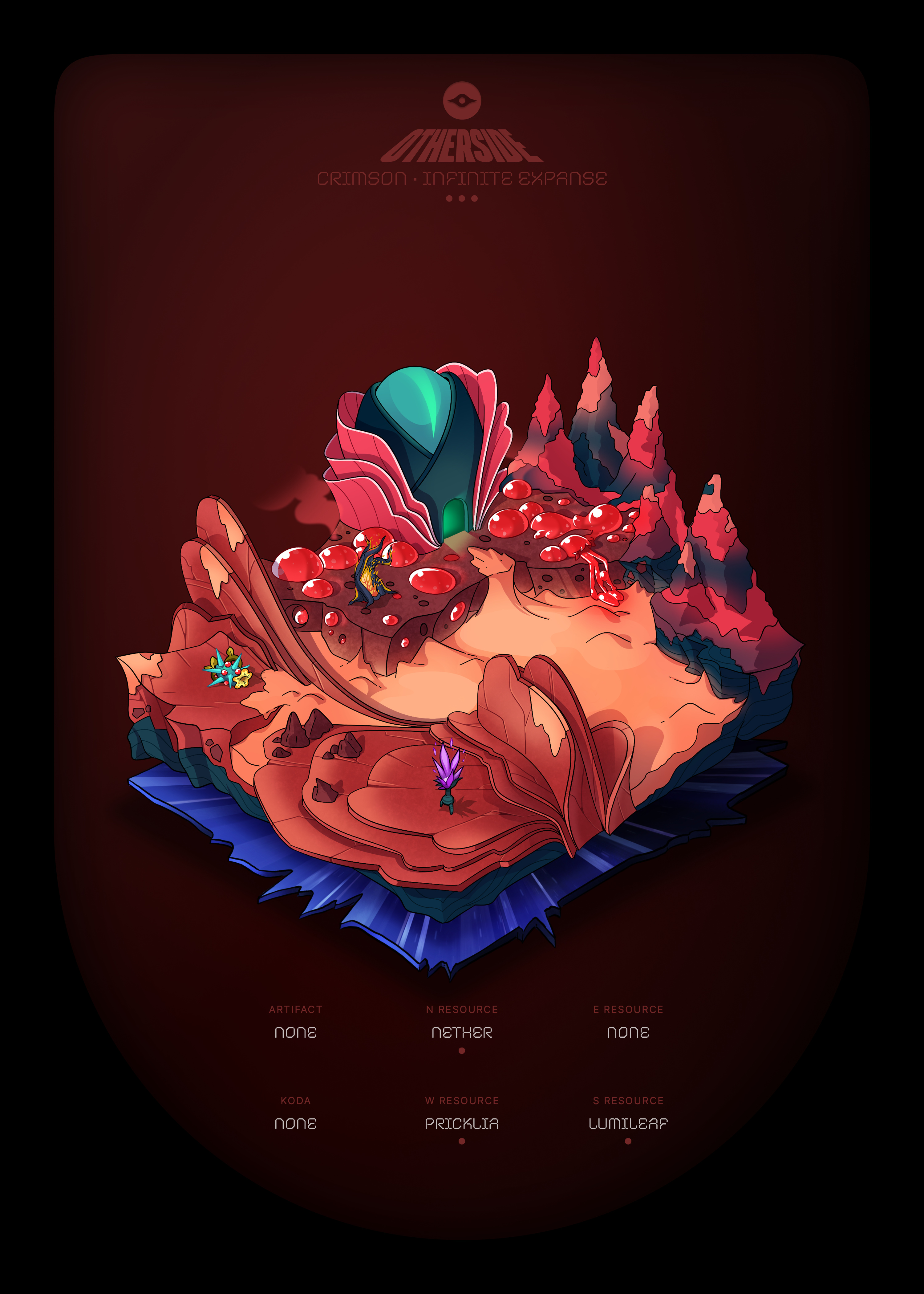 Otherdeed #44610 — Crimson
