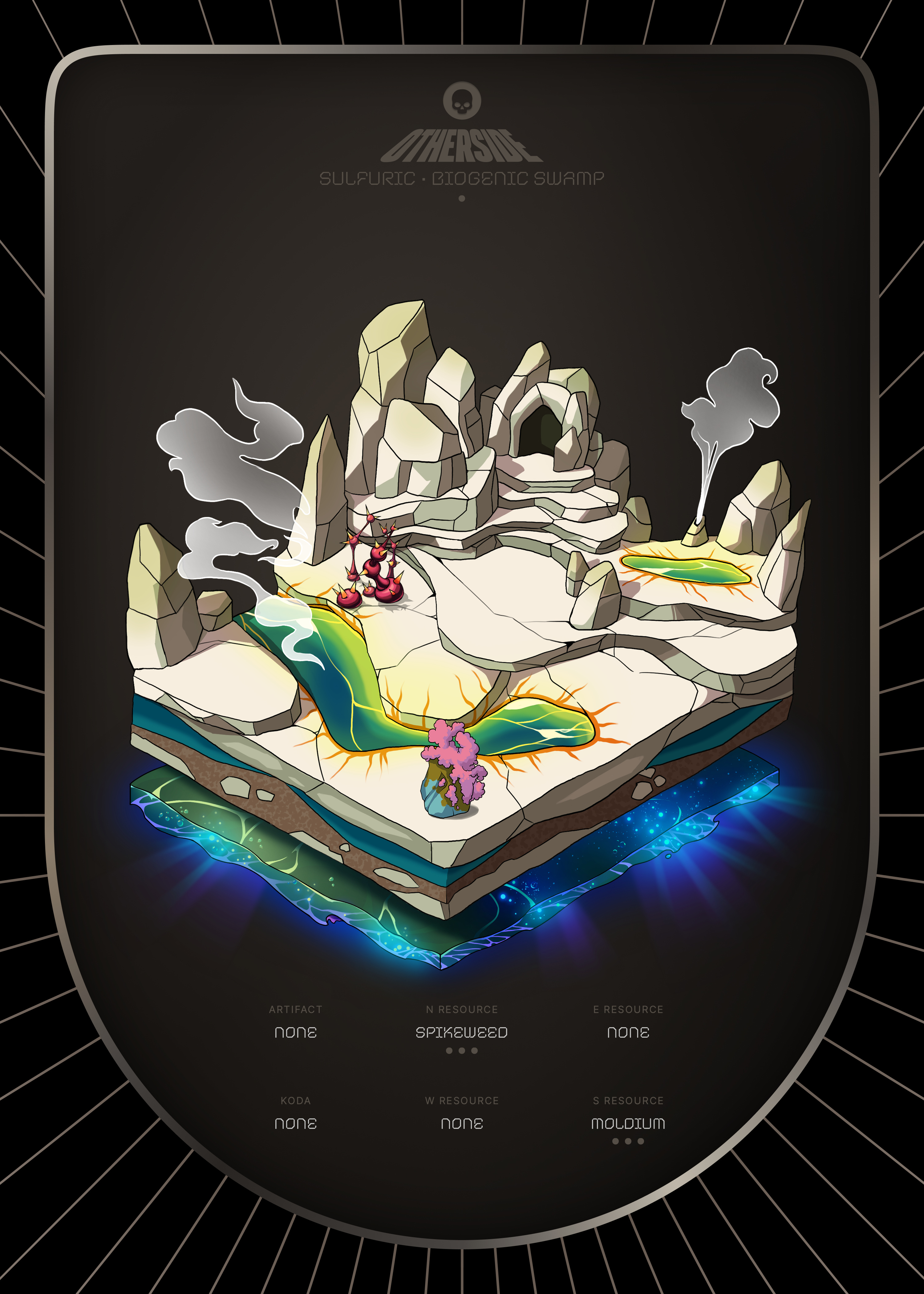 Otherdeed #4758 — Sulfuric