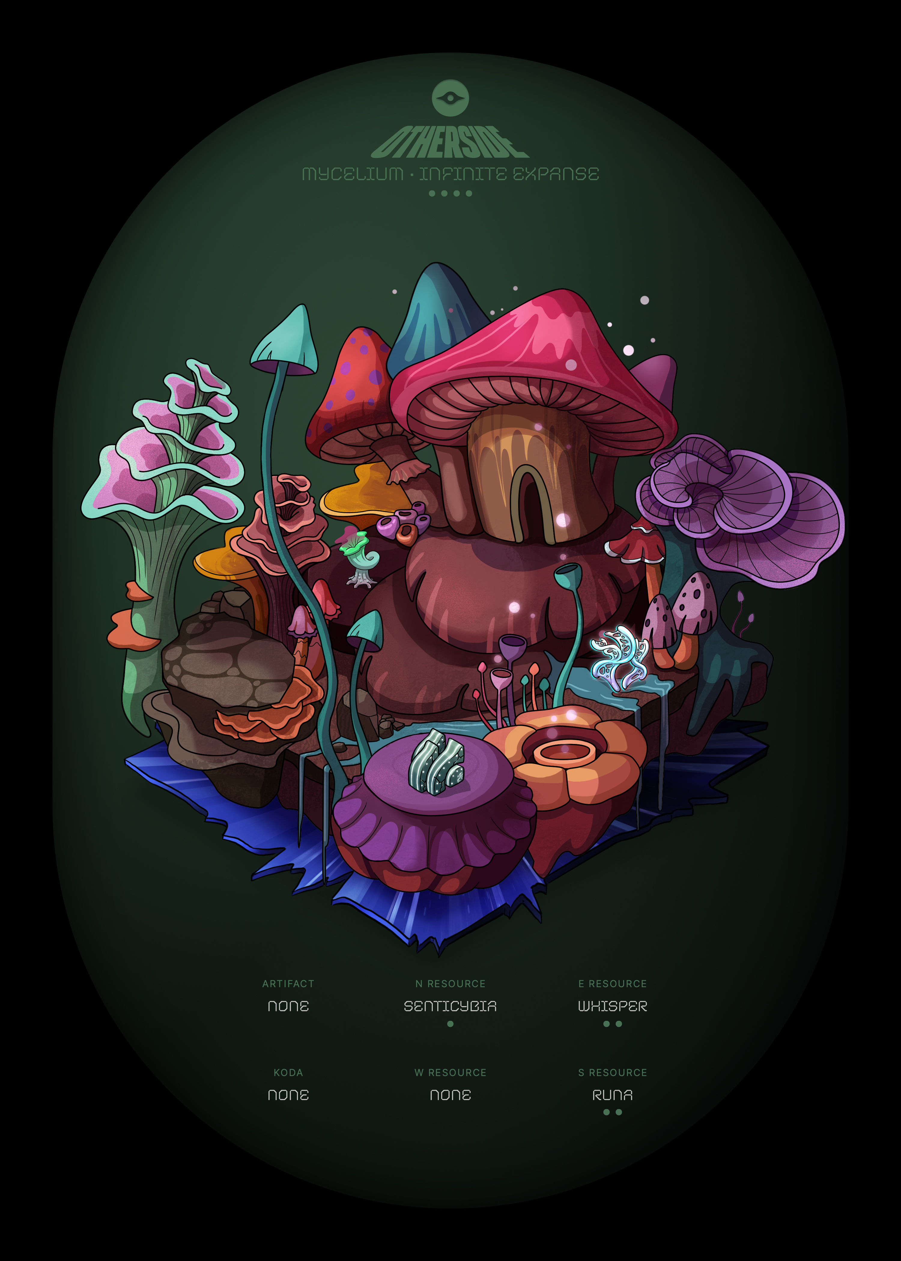 Otherdeed #51634 — Mycelium