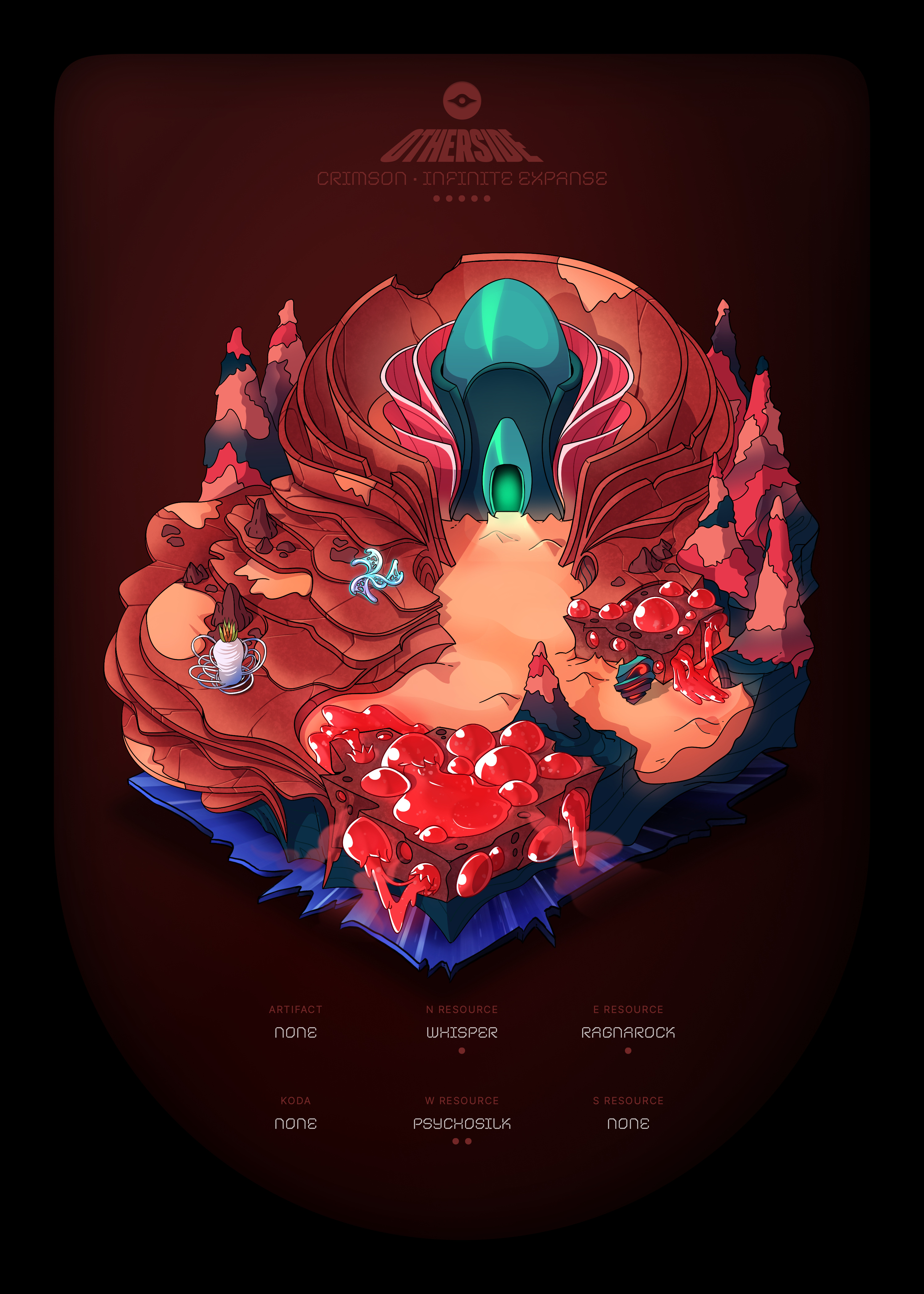 Otherdeed #57620 — Crimson