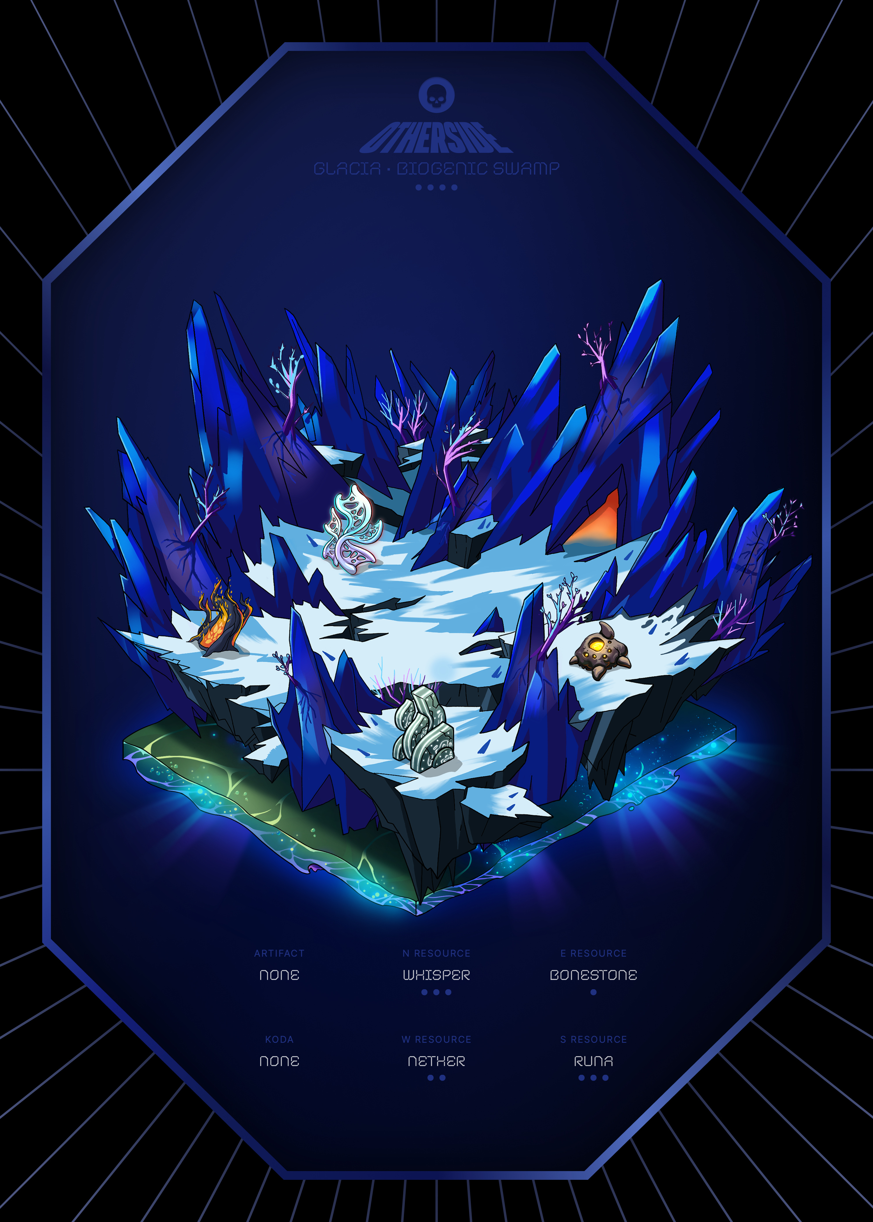 Otherdeed #6034 — Glacia